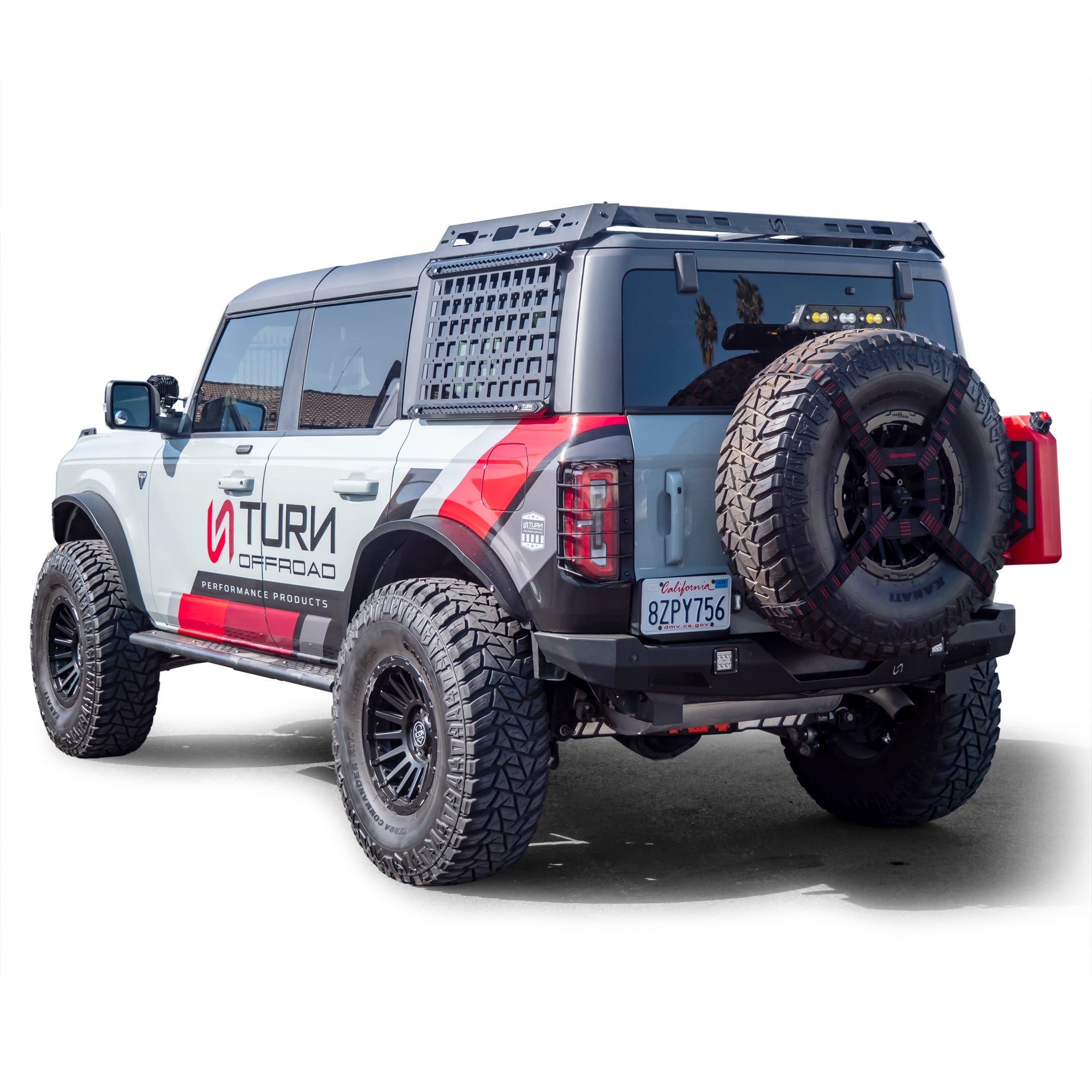 Side MOLLE Panels for 2021+ Ford Bronco 4 - Door Hard Top - Turn Offroad