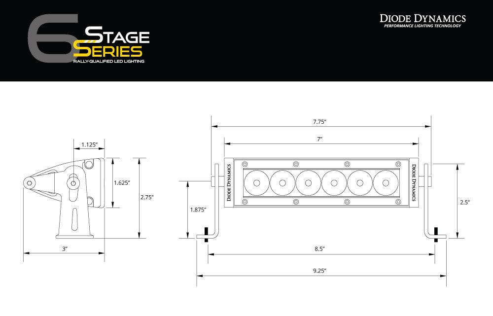 Diode Dynamics - SAE/DOT LED Lightbar Kit | 2017-2019 Ford Raptor