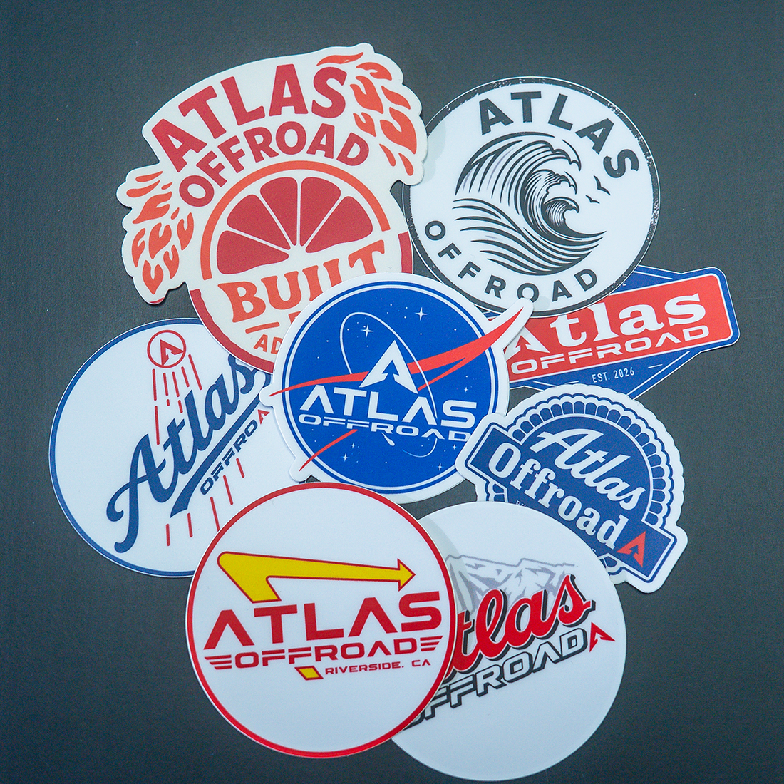 Atlas Offroad Variety Sticker Pack