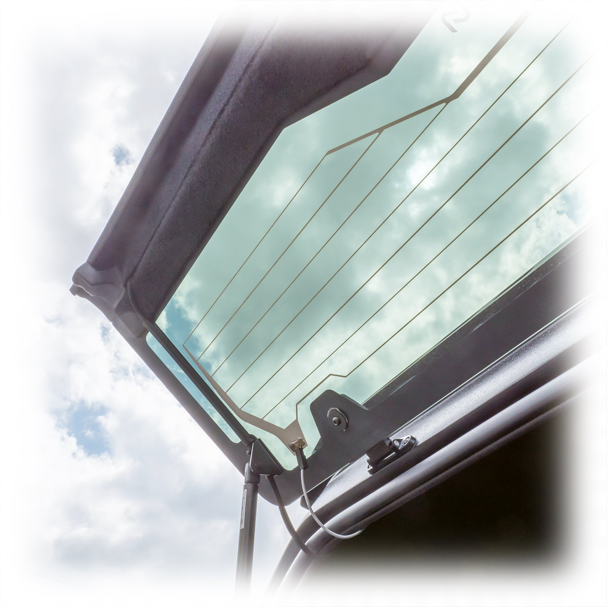 TR10 Bronco Hard Top Rear Window, Defroster & Wiper Assembly - Turn Offroad