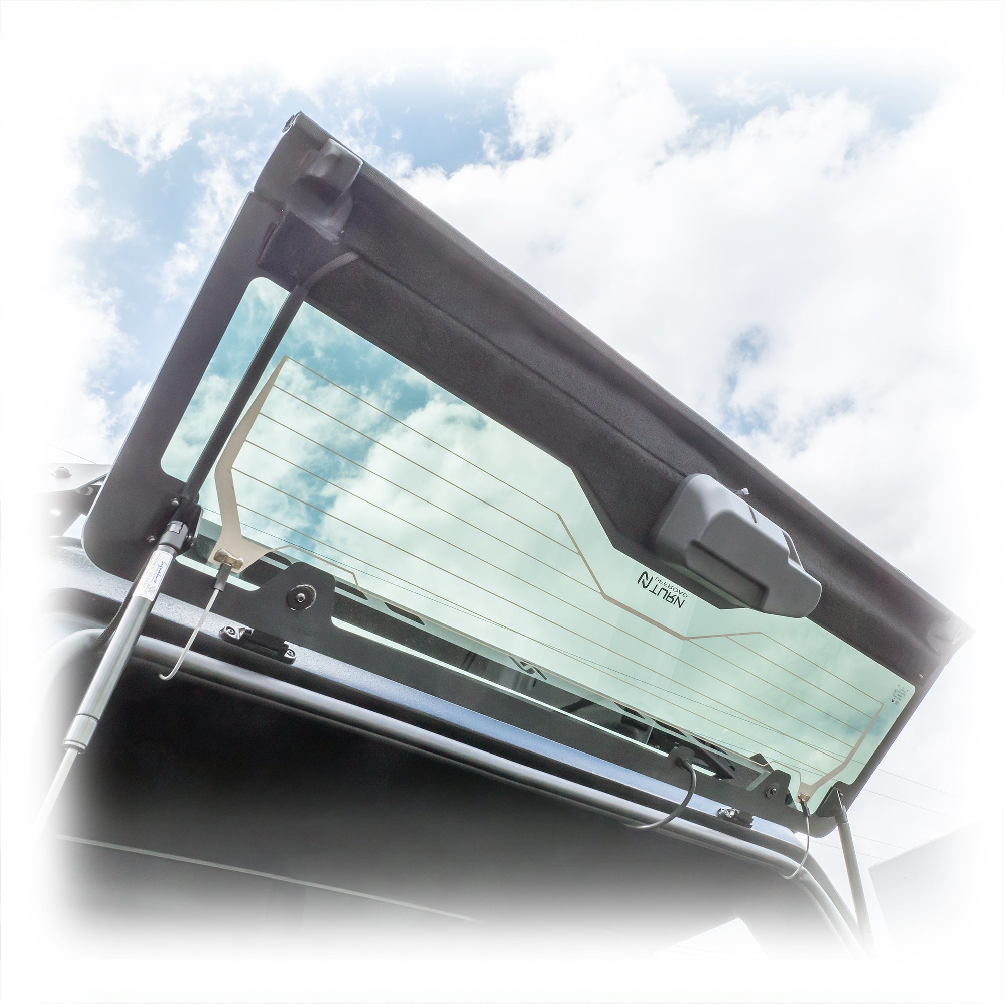 TR10 Bronco Hard Top Rear Window, Defroster & Wiper Assembly - Turn Offroad
