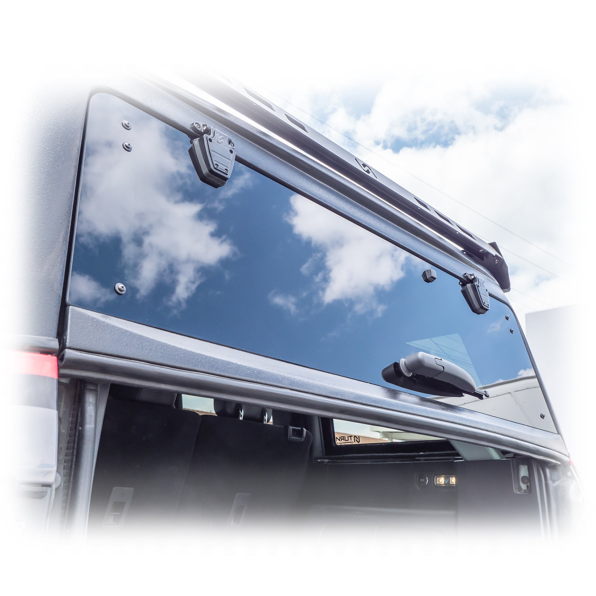 TR10 Bronco Hard Top Rear Window, Defroster & Wiper Assembly - Turn Offroad
