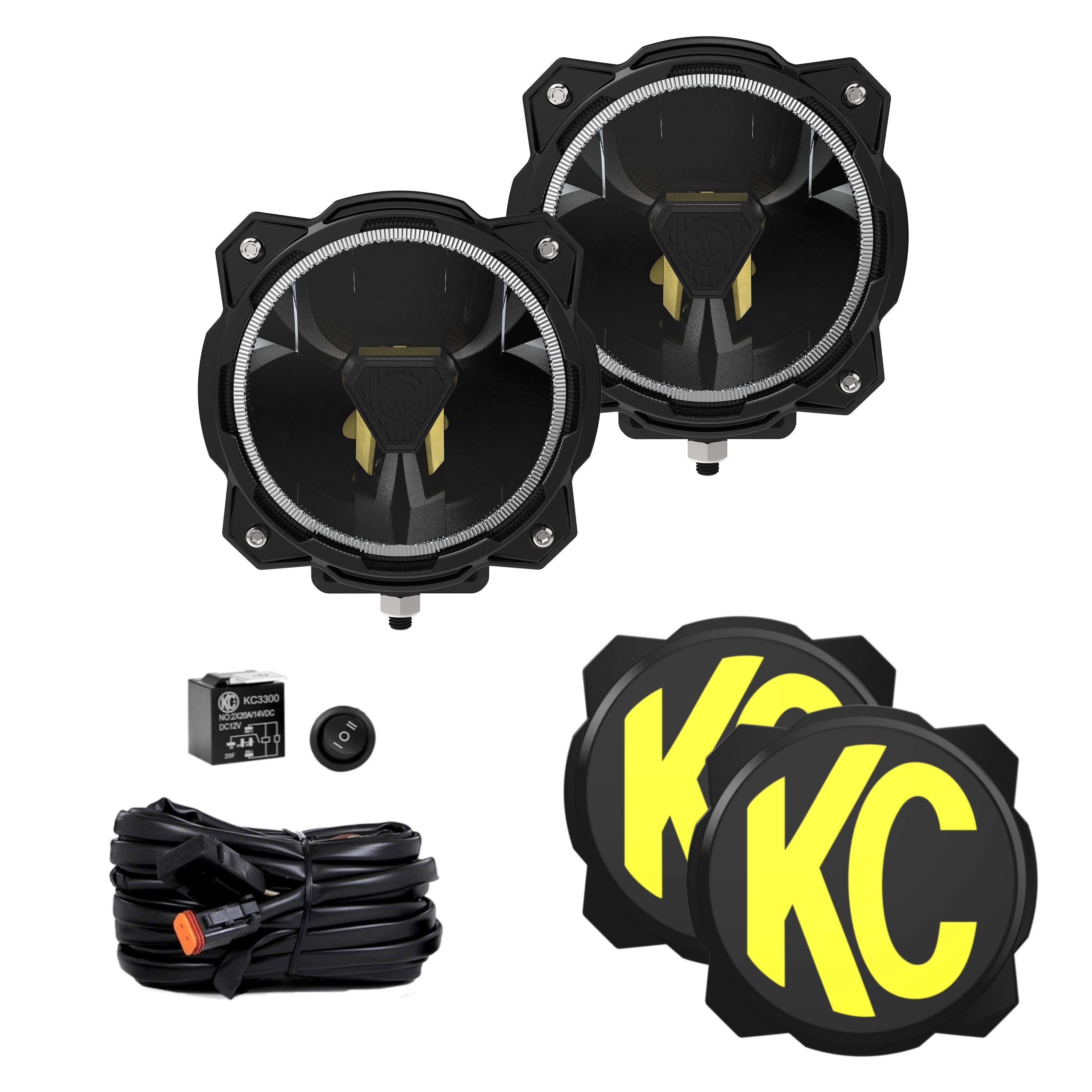 Gravity® Titan™ 6" LED - Pair Pack - SAE Driving Beam - #91405