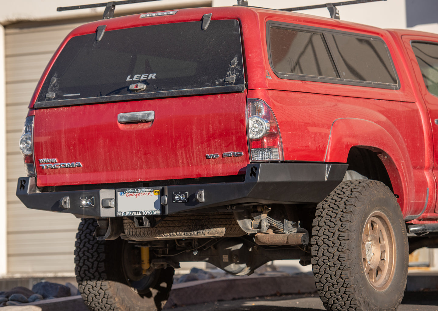 Relentless Off-Road - 2005-2015 Tacoma High Clearance Rear Plate Bumper