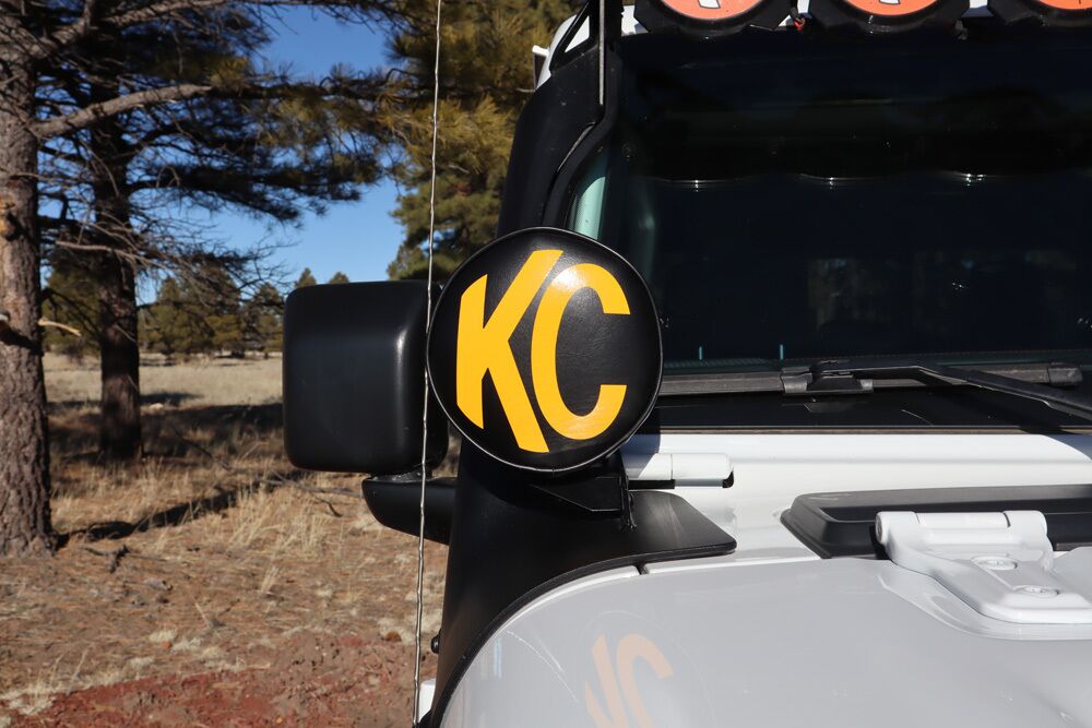 Cover; 6" Vinyl Black w/ Yellow KC Soft (pr) - # 5102