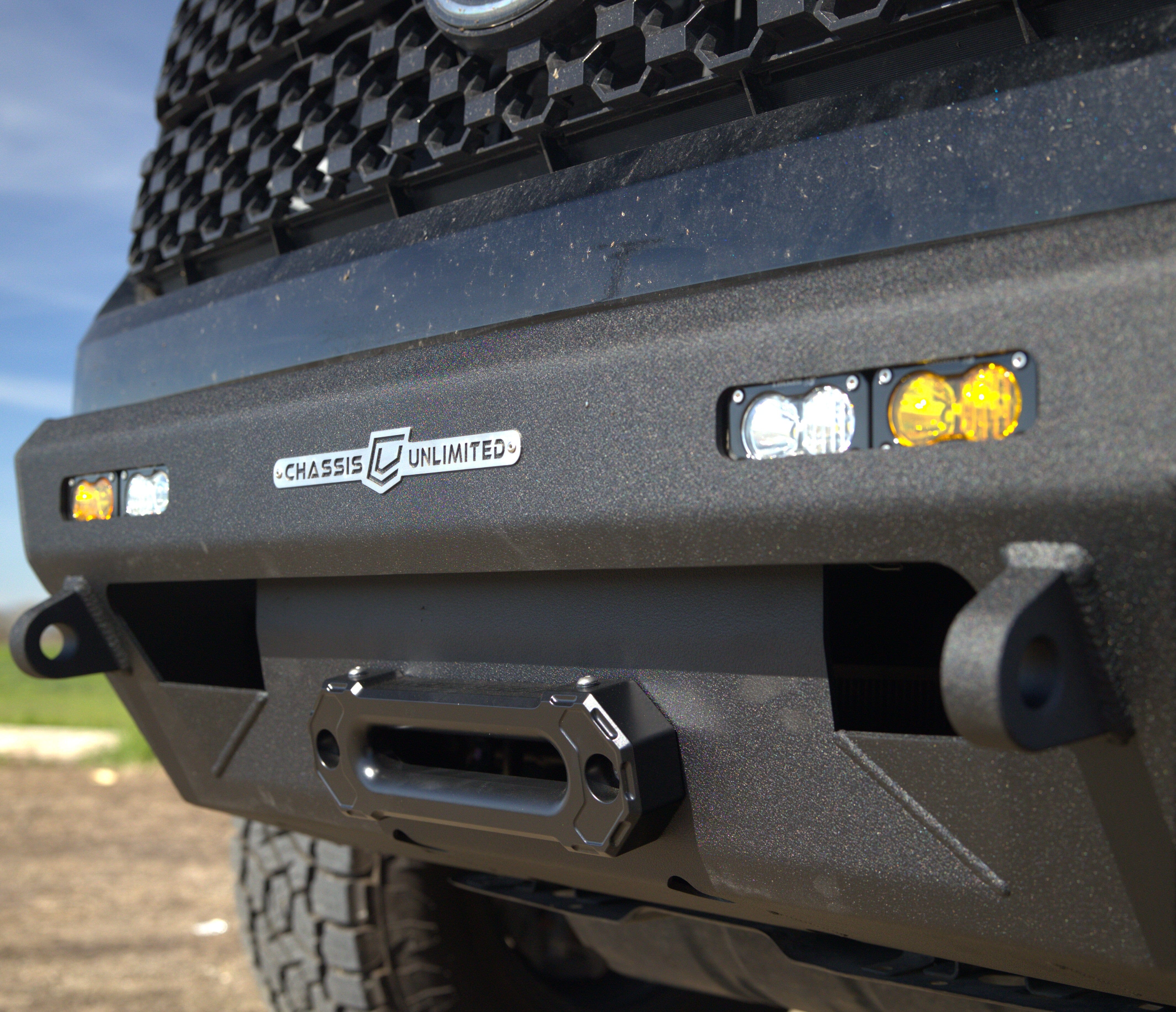 2014-2021 TOYOTA TUNDRA RTS FRONT WINCH BUMPER Chassis Unlimited Inc. 
