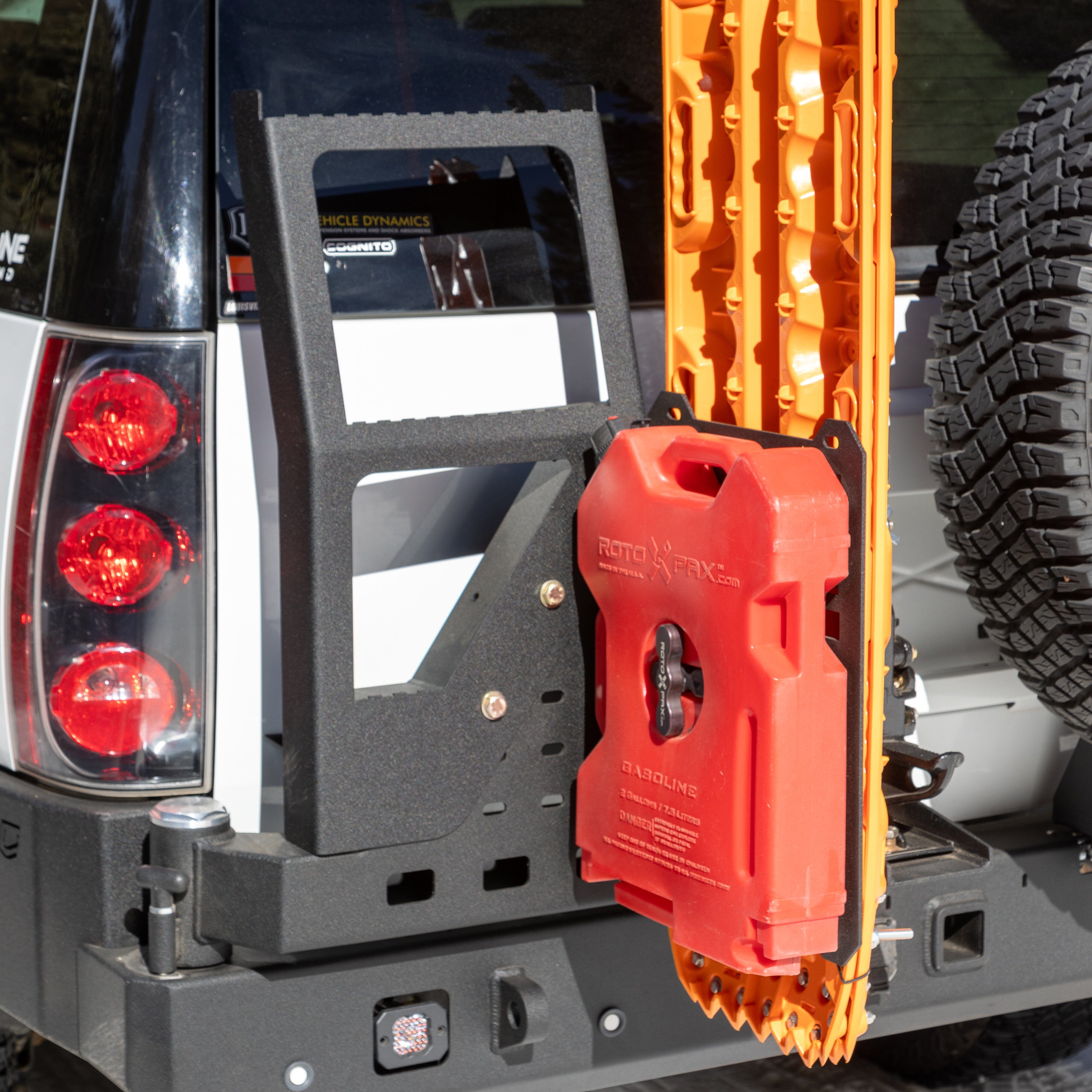 Universal Overland Accessory Mount - FITS SWING OUT BUMPERS Chassis Unlimited Inc. 