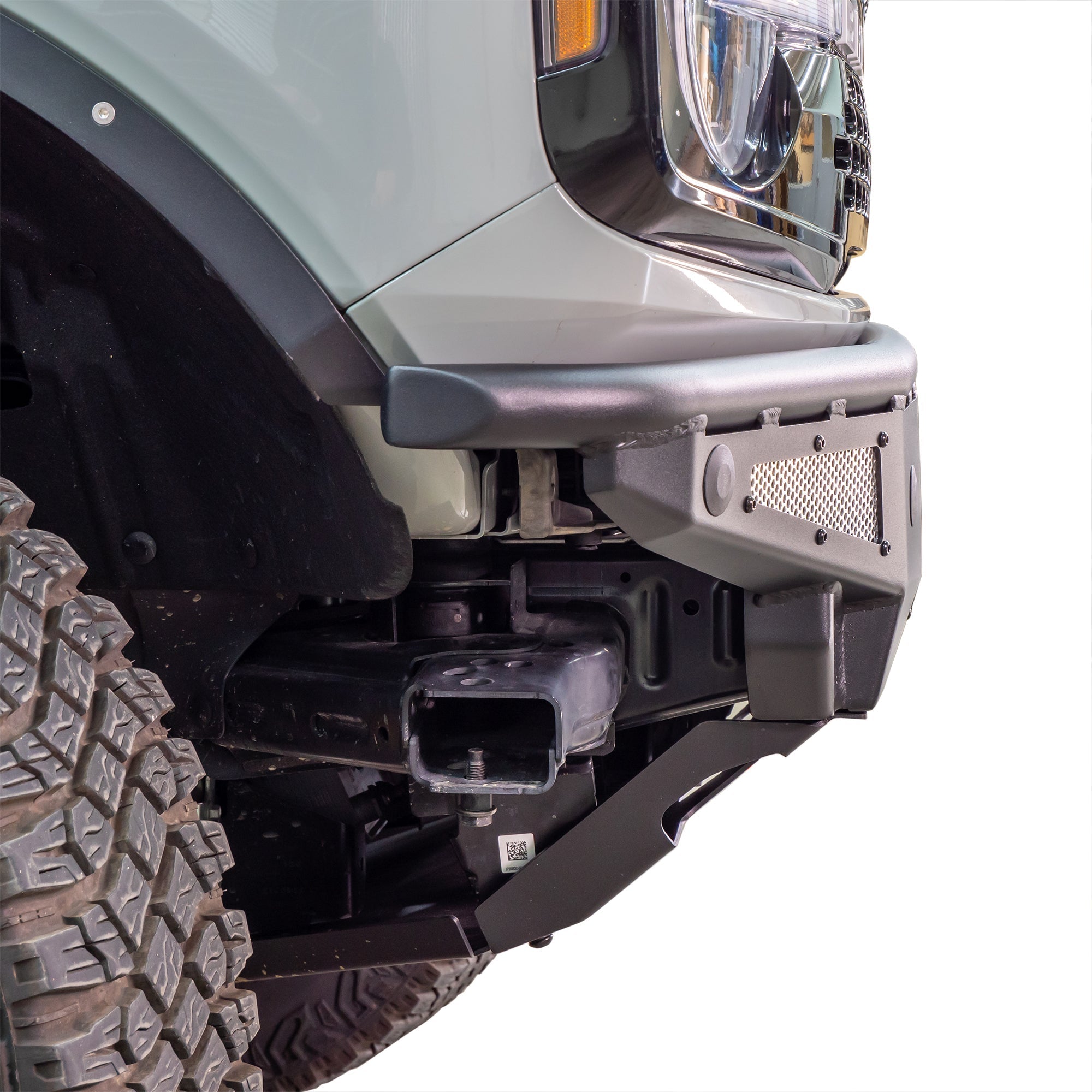 2021+ Ford Bronco Baja Tubular Front Bumper & Skid Plate - Turn Offroad