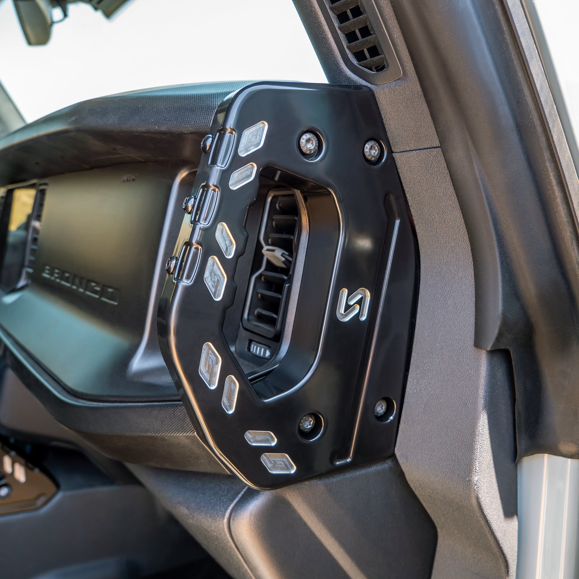 2021+ Ford Bronco Billet Dash Side Handles - Pair - Turn Offroad