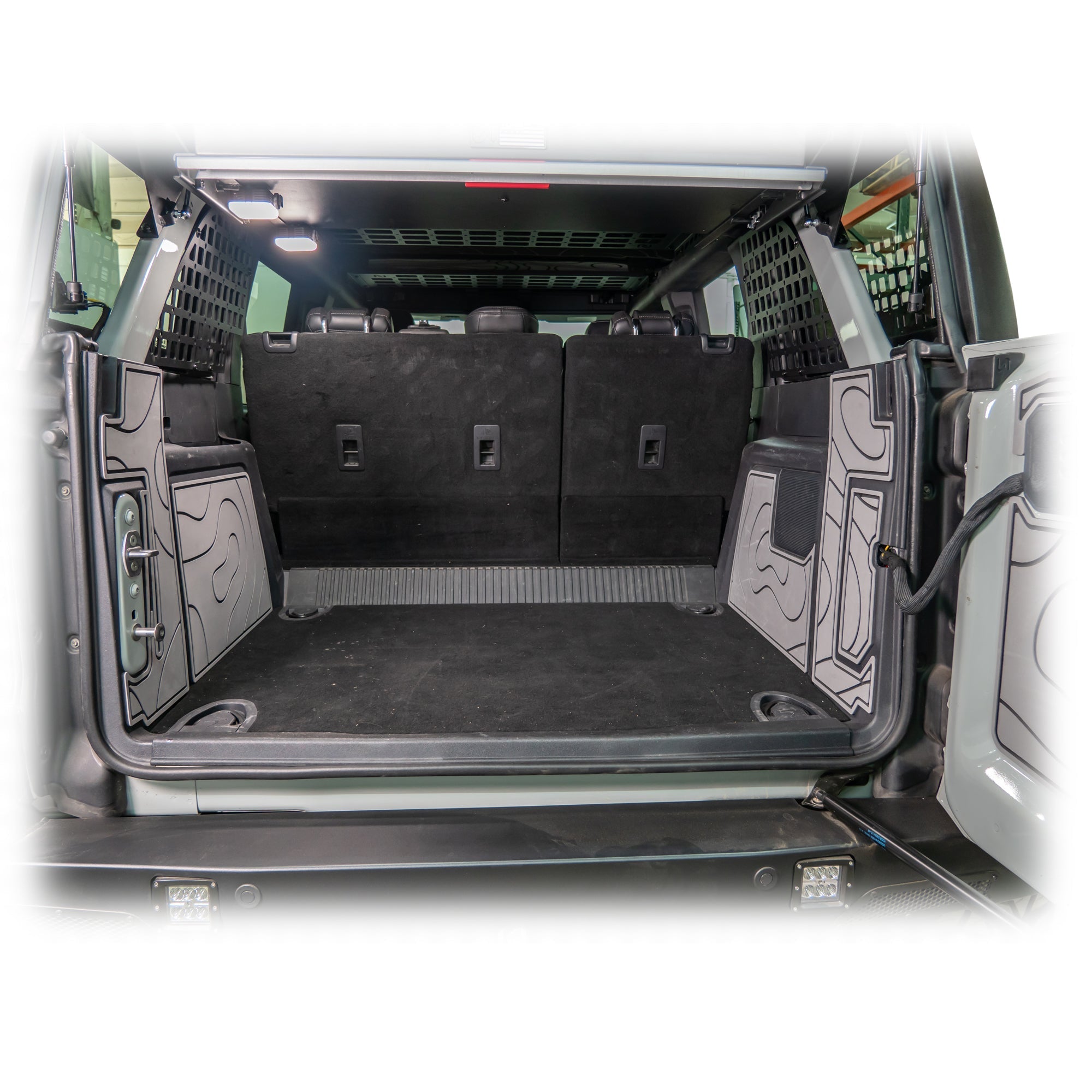 2021+ Ford Bronco Cargo Area Foam Protector Kit - Turn Offroad