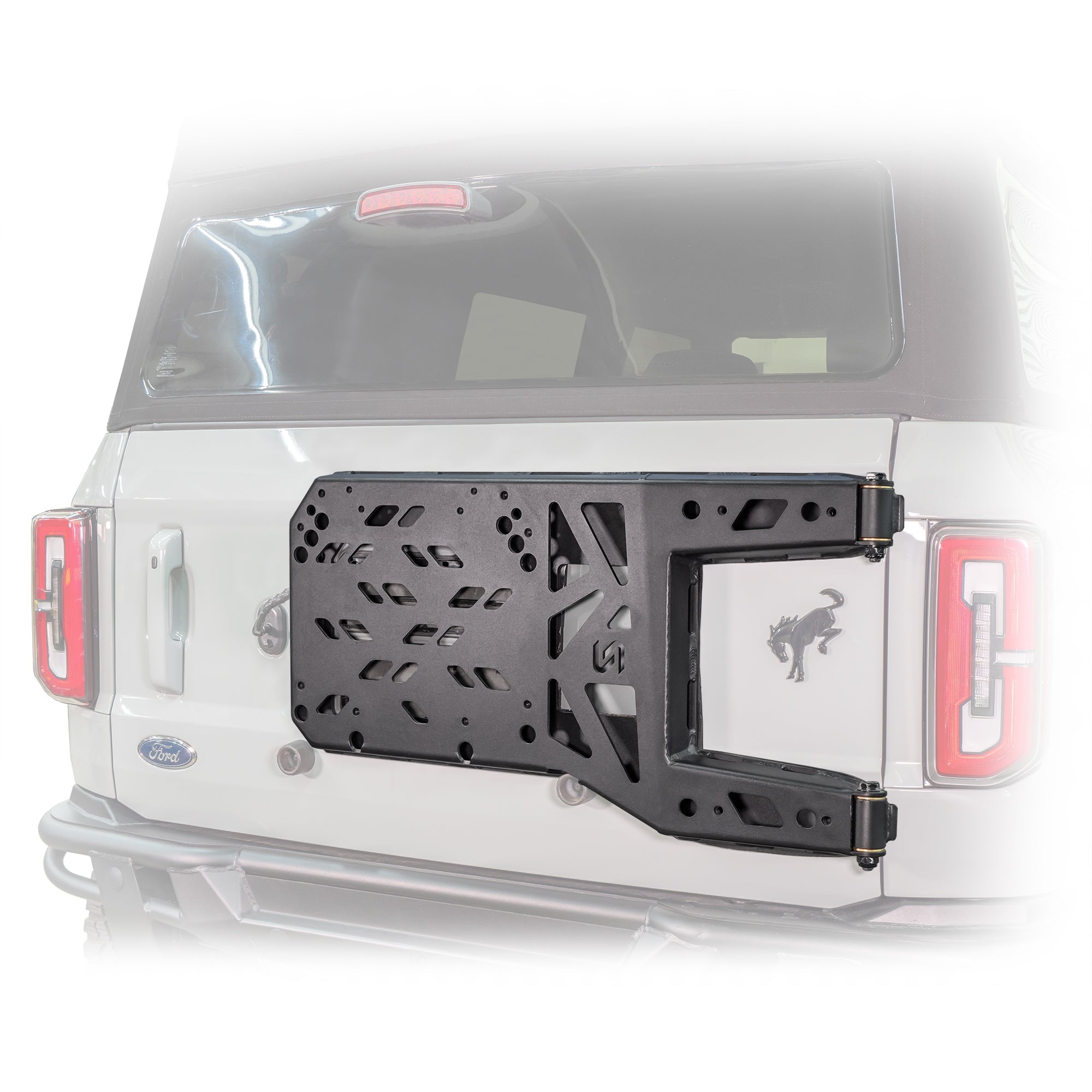 2021+ Ford Bronco HD Tire Carrier Tailgate Reinforcement - Turn Offroad