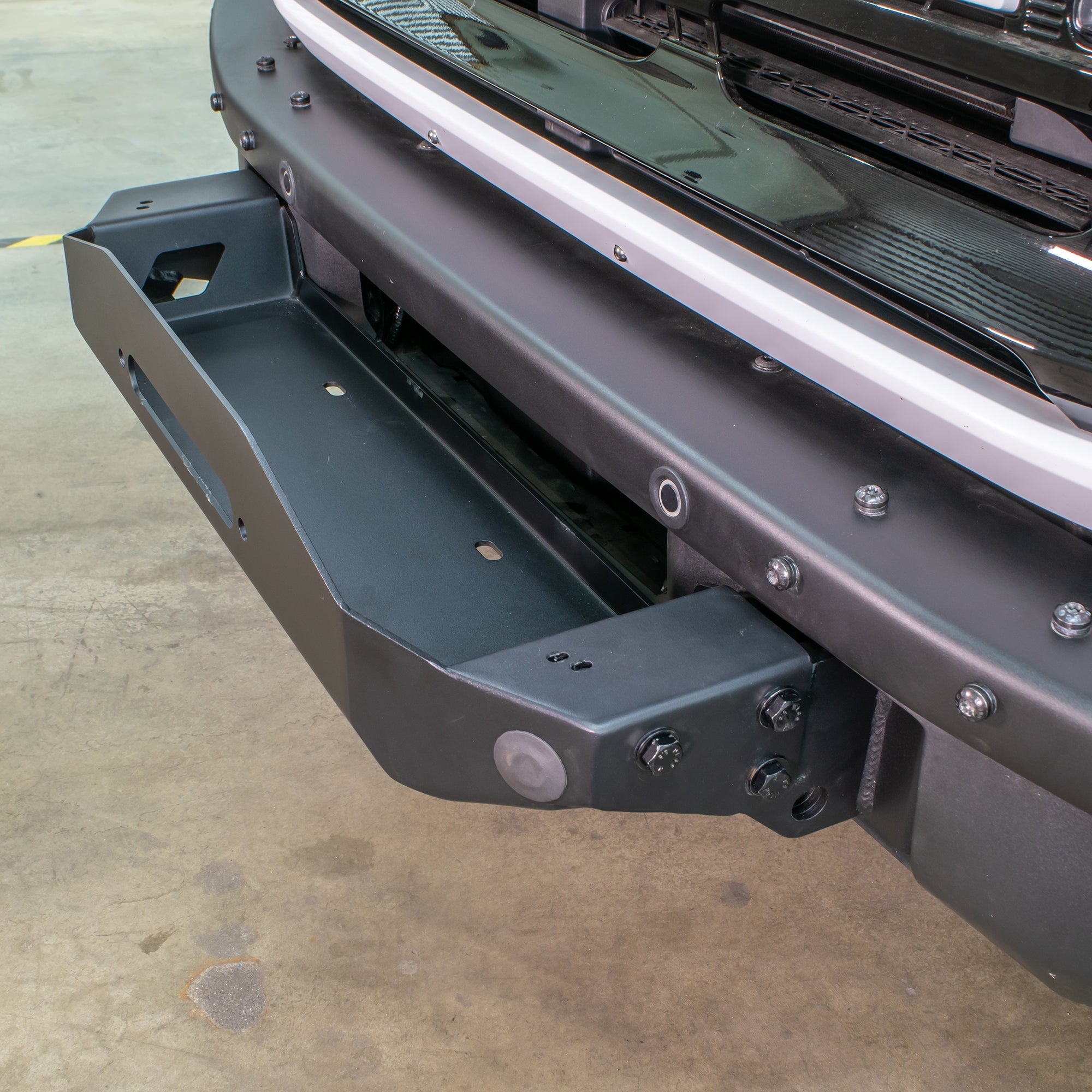 2021+ Ford Bronco OEM Modular Bumper / Raptor Winch Plate - Turn Offroad