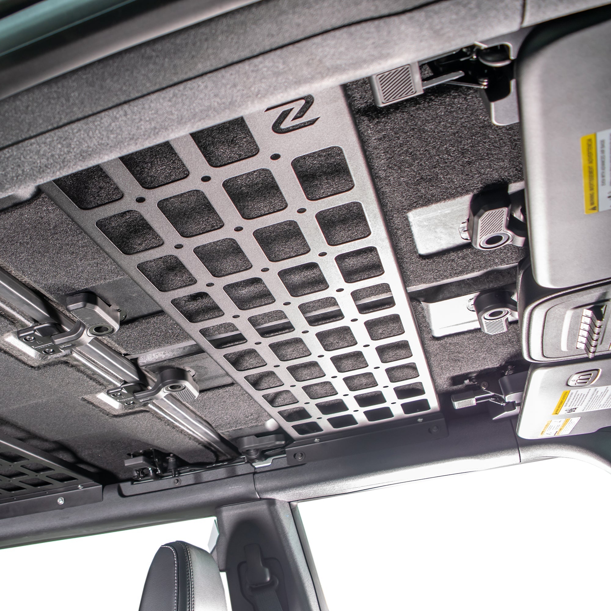 2021+ Ford Bronco Overhead MOLLE Panel Storage Kit - Turn Offroad