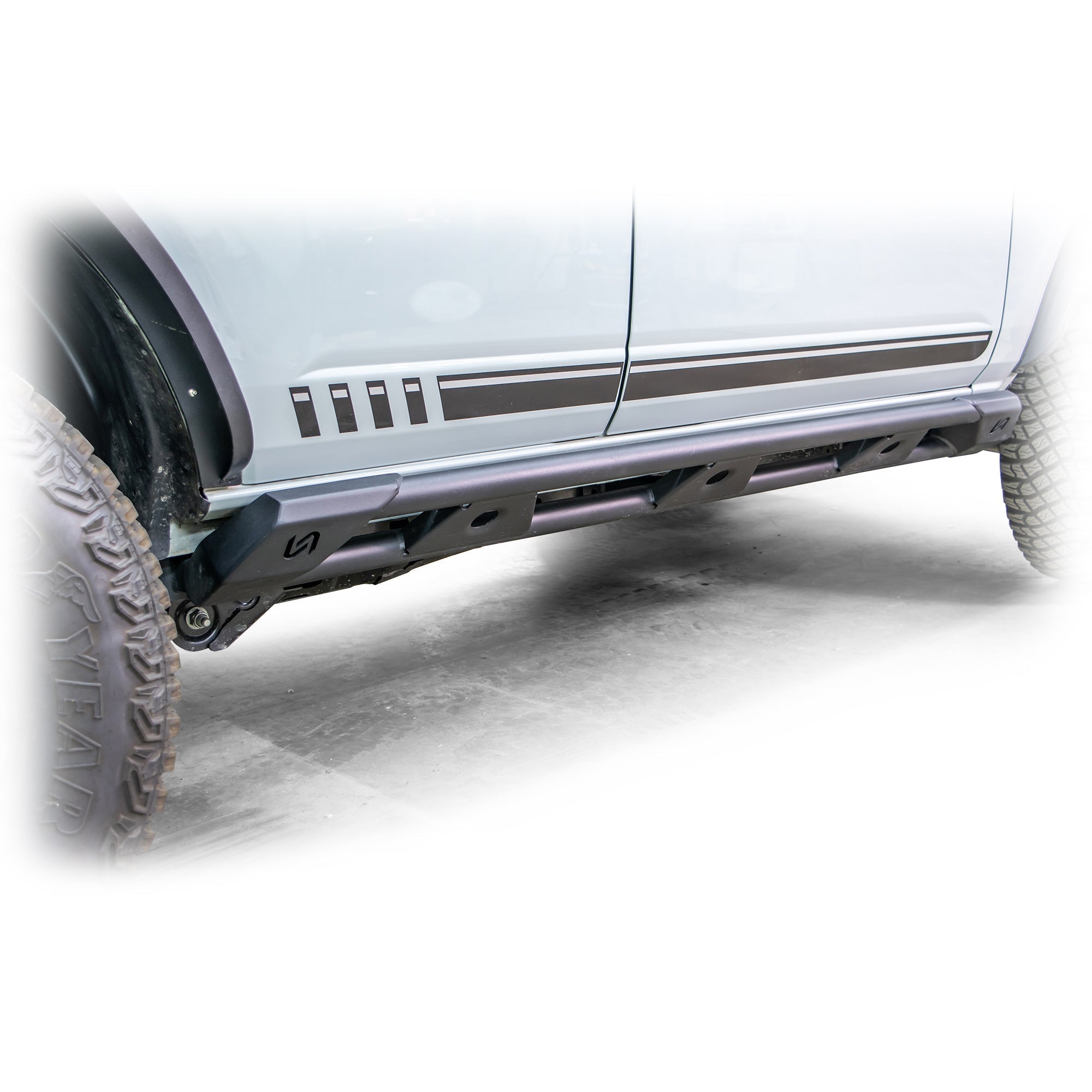 2021+ Ford Bronco Rock Sliders 4 - Door - Turn Offroad