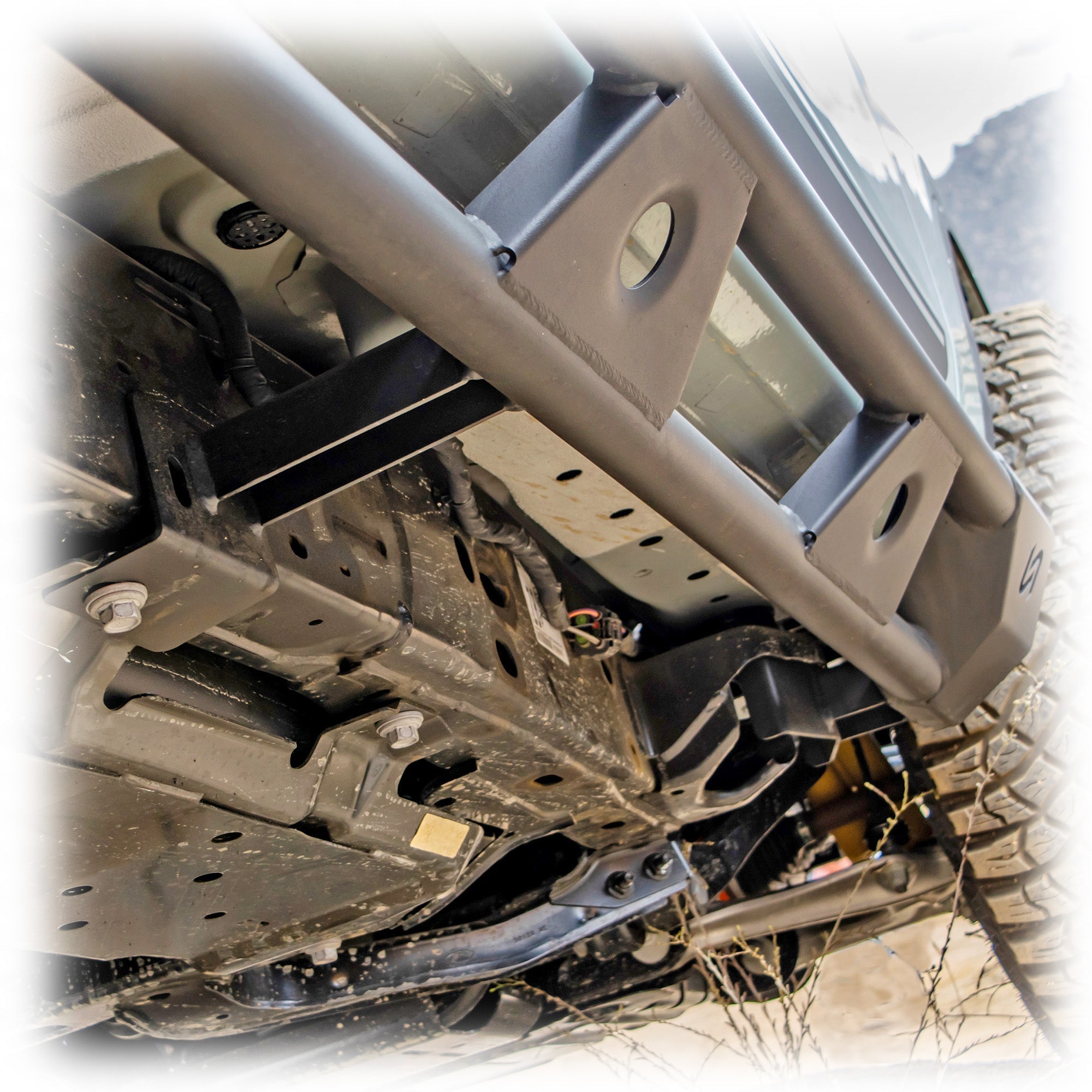 2021+ Ford Bronco Rock Sliders 4 - Door - Turn Offroad
