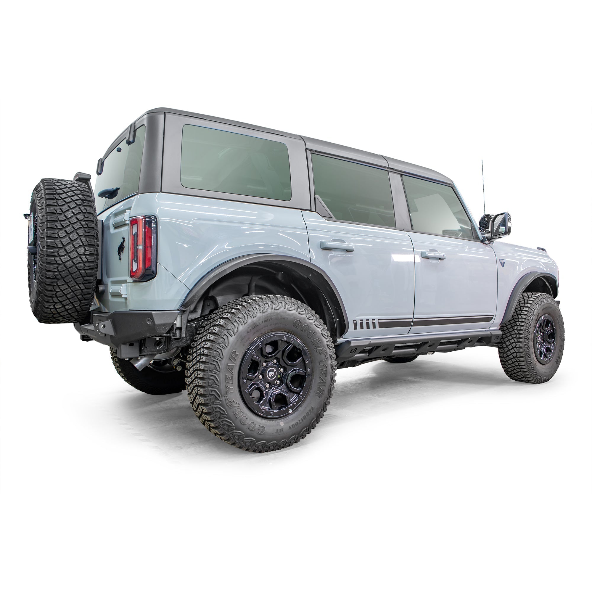 2021+ Ford Bronco Rock Sliders 4 - Door - Turn Offroad