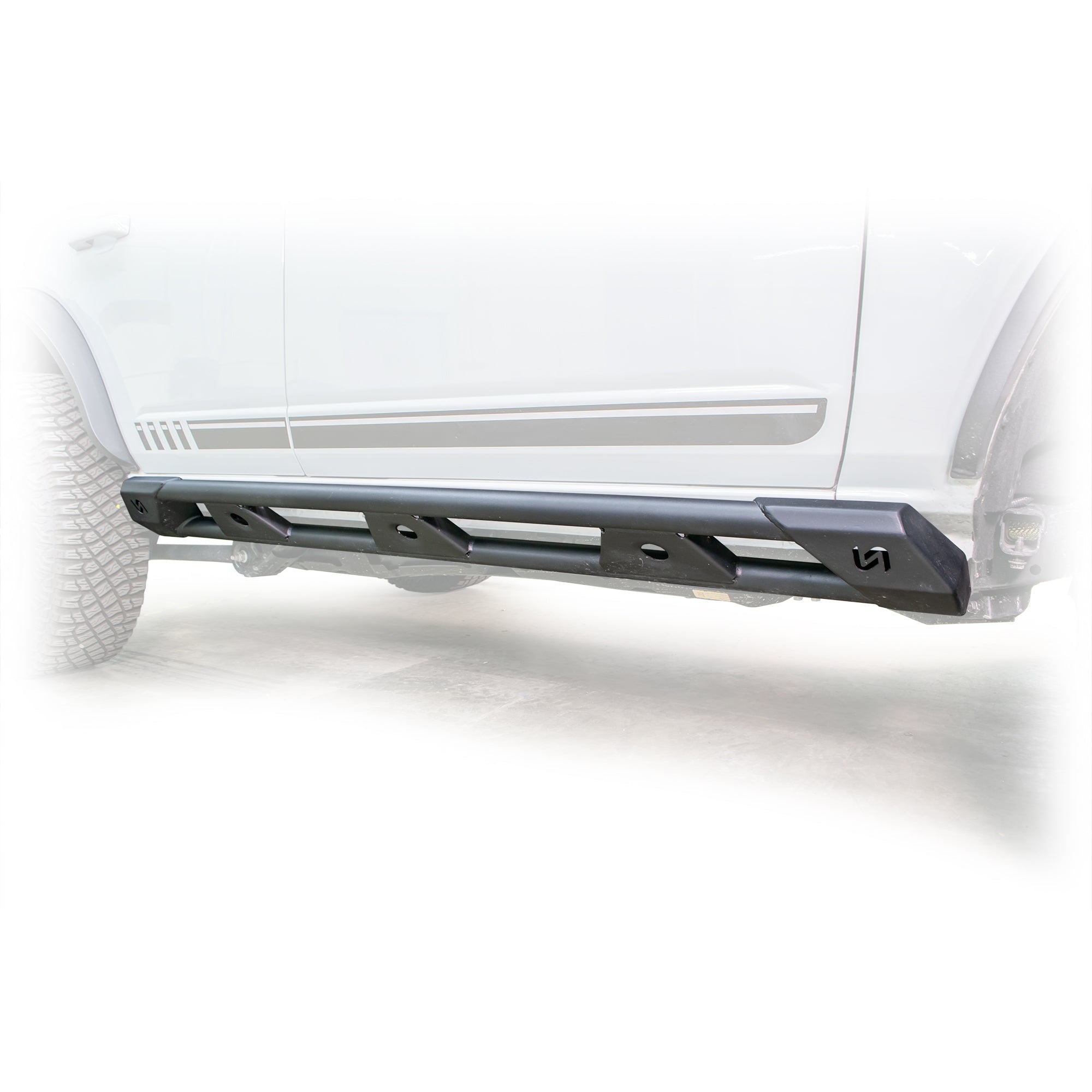 2021+ Ford Bronco Rock Sliders 4 - Door - Turn Offroad