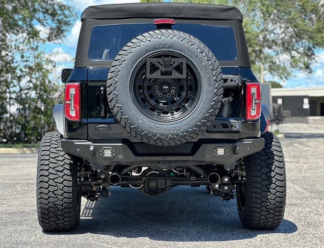 2021+ Ford Bronco Steel Fender Flares Kit w/ Marker Lights - Turn Offroad