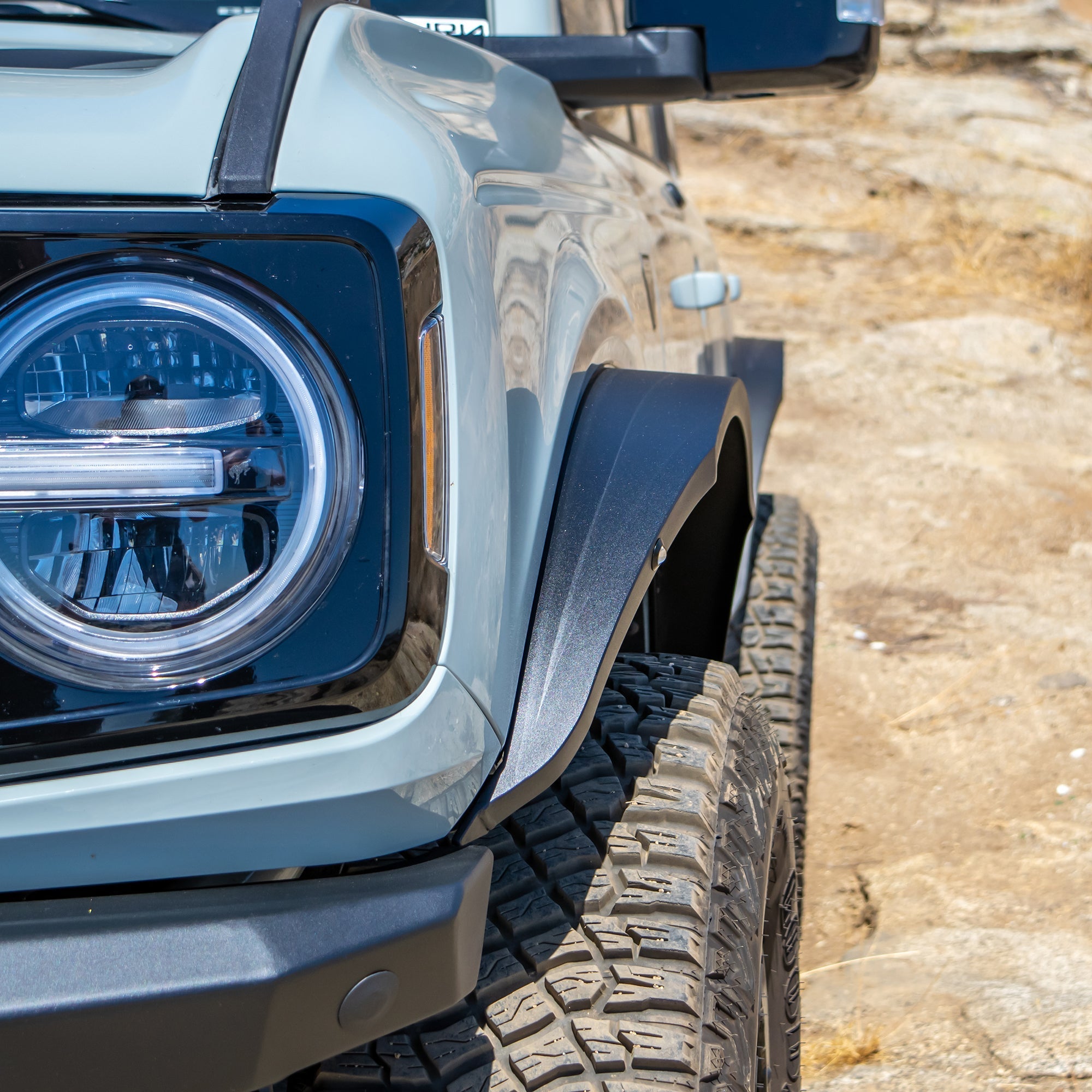 2021+ Ford Bronco Steel Fender Flares Kit w/ Marker Lights - Turn Offroad