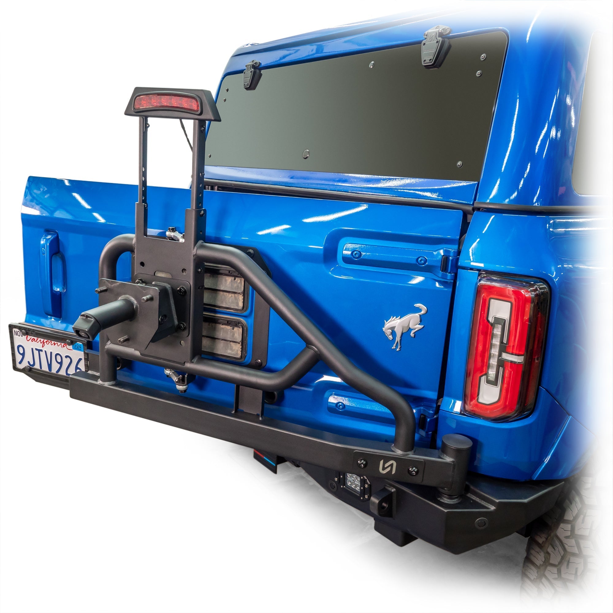 2021+ Ford Bronco Swing - Out Tire Carrier with Lights - Turn Offroad
