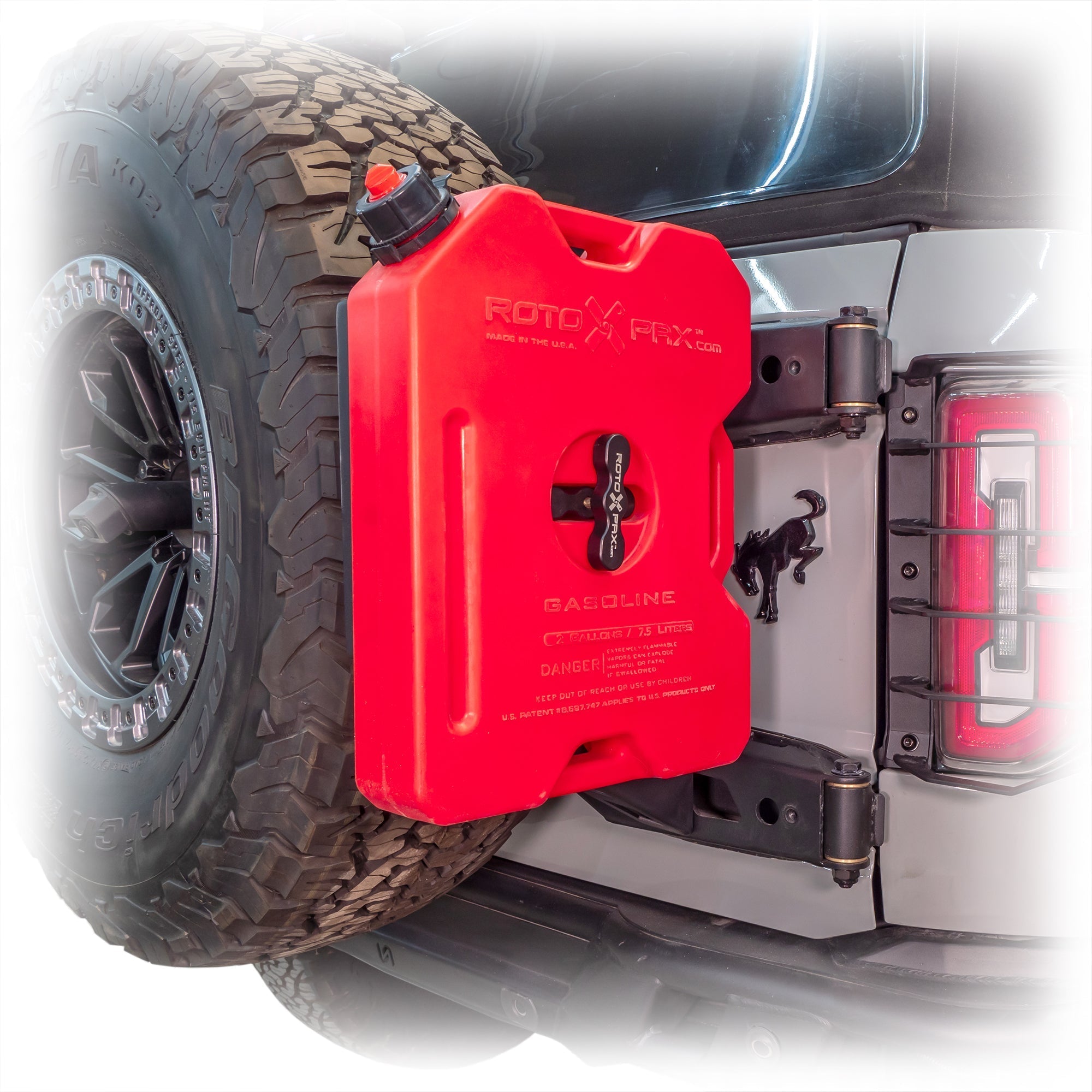 2021+ Ford Bronco Tailgate Rotopax Mount - Turn Offroad