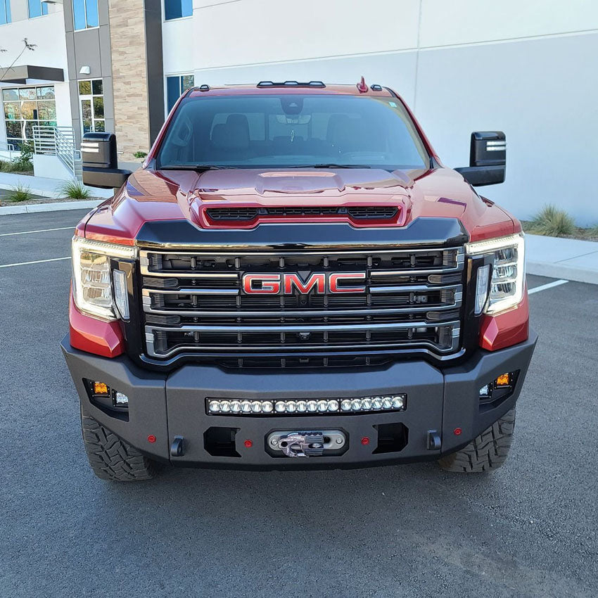 2020-2022 GMC SIERRA 2500/3500 ATTITUDE FRONT WINCH BUMPER Chassis Unlimited Inc. 