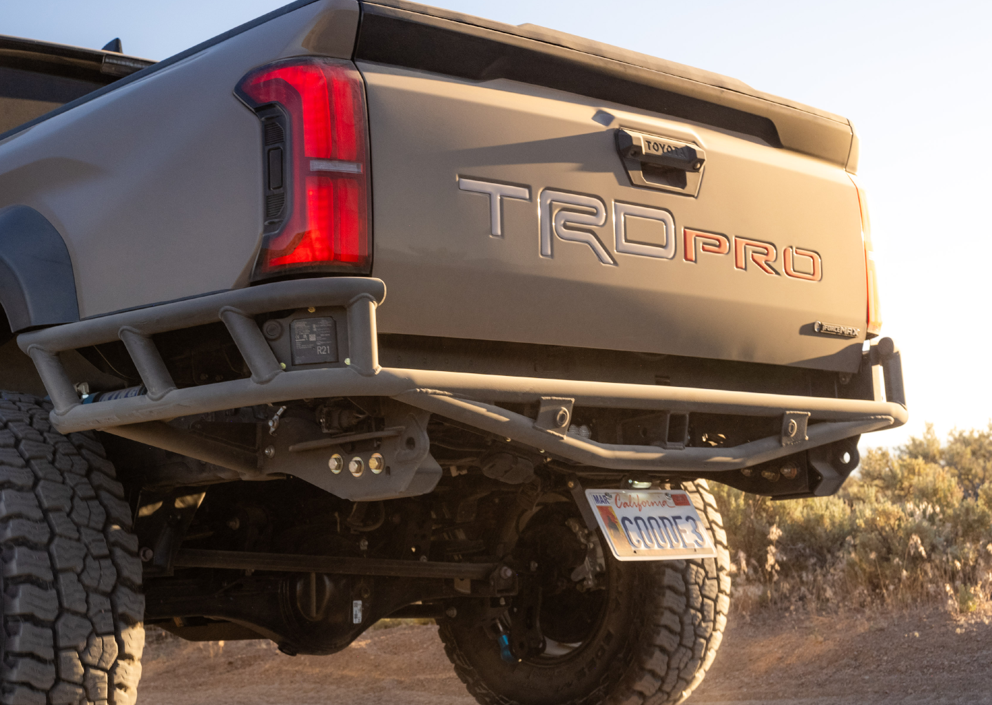 2024+ Tacoma "Black Diamond Series" High Clearance Rear Bumper