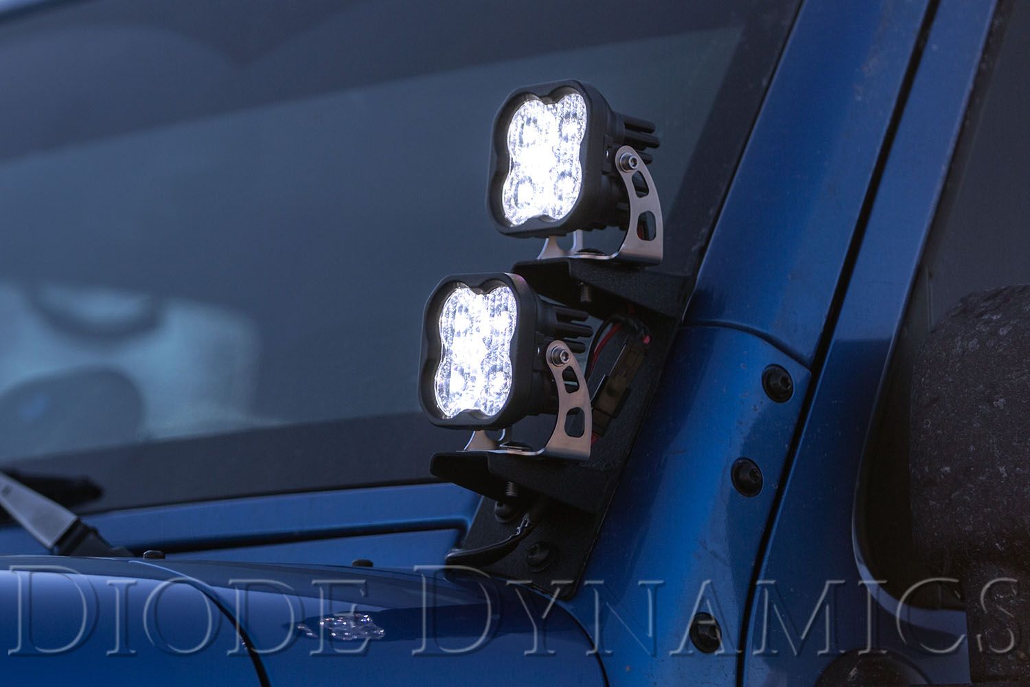Stage Series 3" SAE/DOT White Pro Round LED Pod (pair)