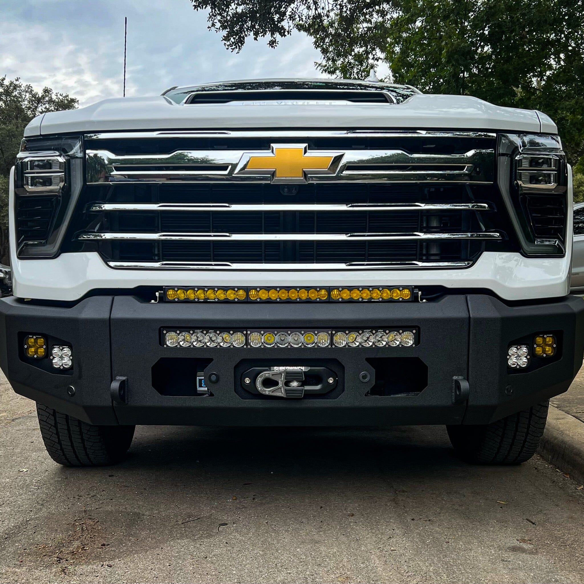 2024+ CHEVY SILVERADO 2500/3500 ATTITUDE FRONT WINCH BUMPER Chassis Unlimited Inc. 
