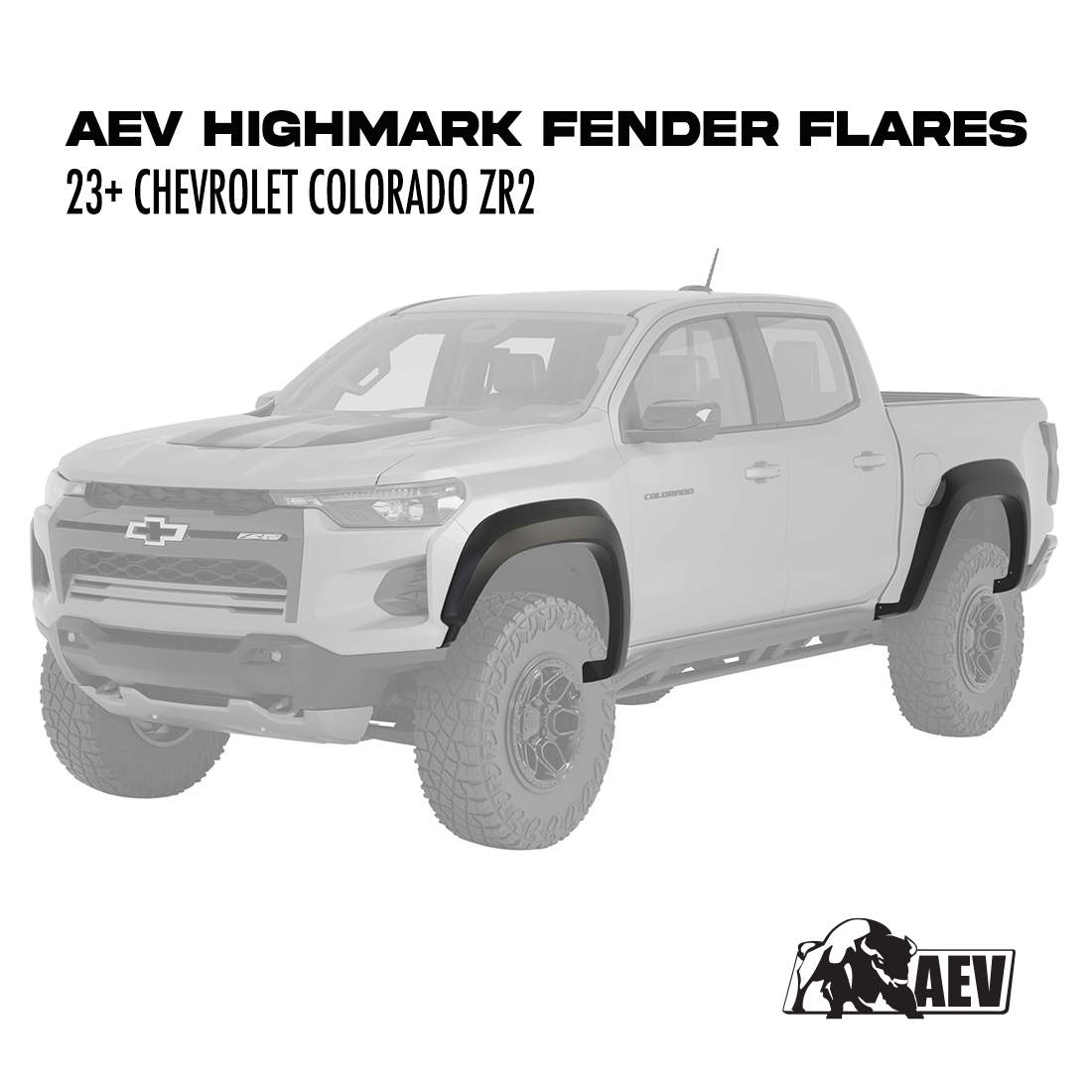 AEV HighMark Fender Flare Kit - 23+ Colorado ZR2 image 0