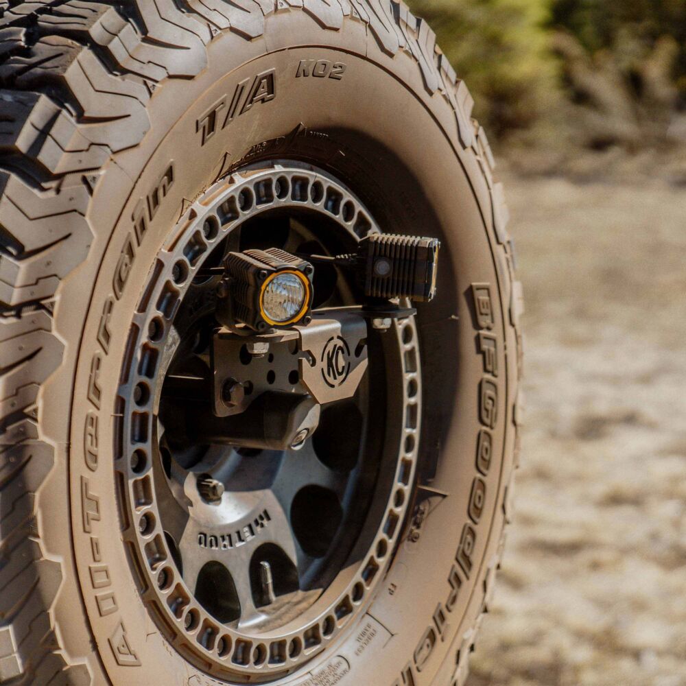 Light Mount - Spare Tire Carrier - GEN6 2021+ Ford Bronco M12x1.5 Lug Nuts - # 7477
