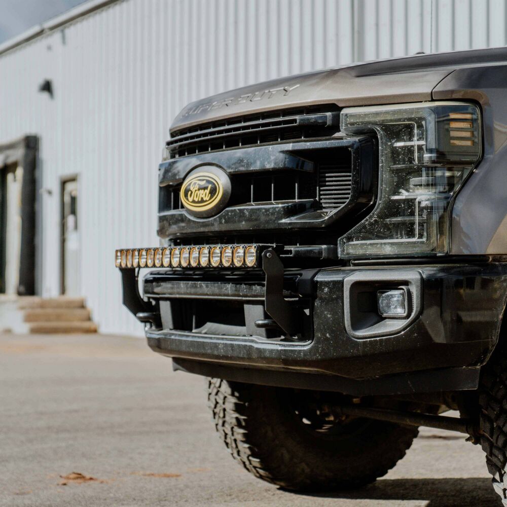 Light Bar Mount for 40" FLEX ERA® LED Light Bar - Front Bumper - GEN4-5 17-24 Ford Super Duty - # 7354