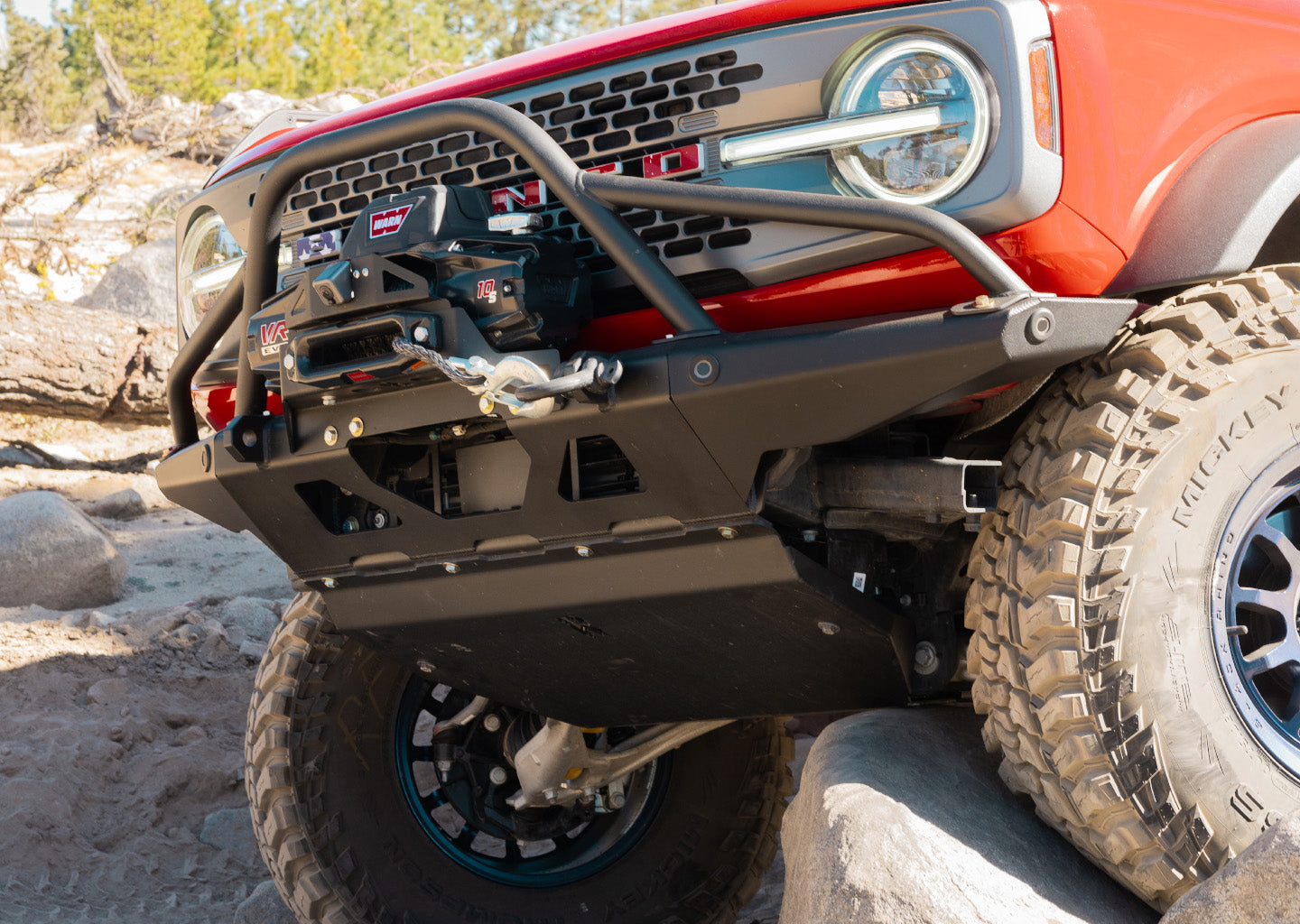 Bronco Front Bumper + Skid Bundle