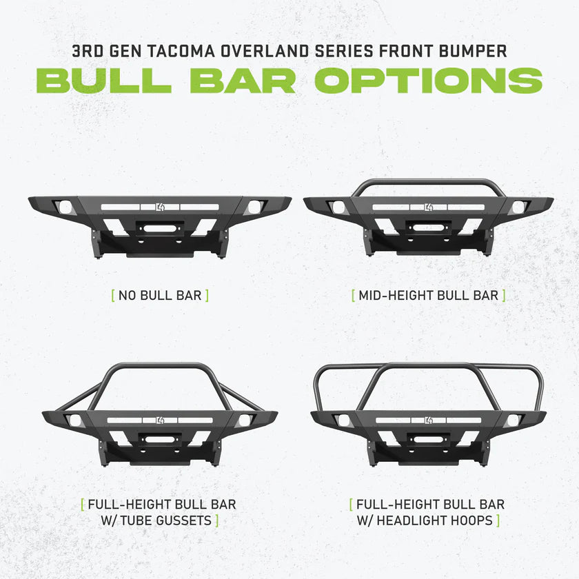 C4 Fabrication - Tacoma Overland Front Bumper / 3rd Gen / 2016-2023