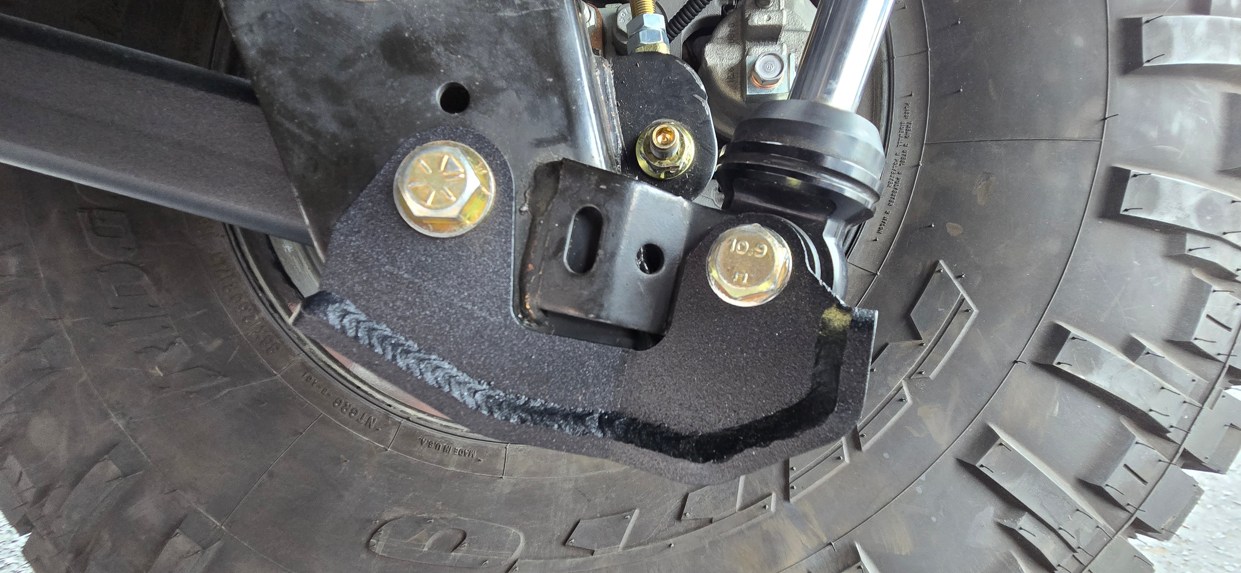 Jeep Wrangler Rear Bolt On Shock Bracket Control Arm Skids 2018+ JL Clayton Off Road