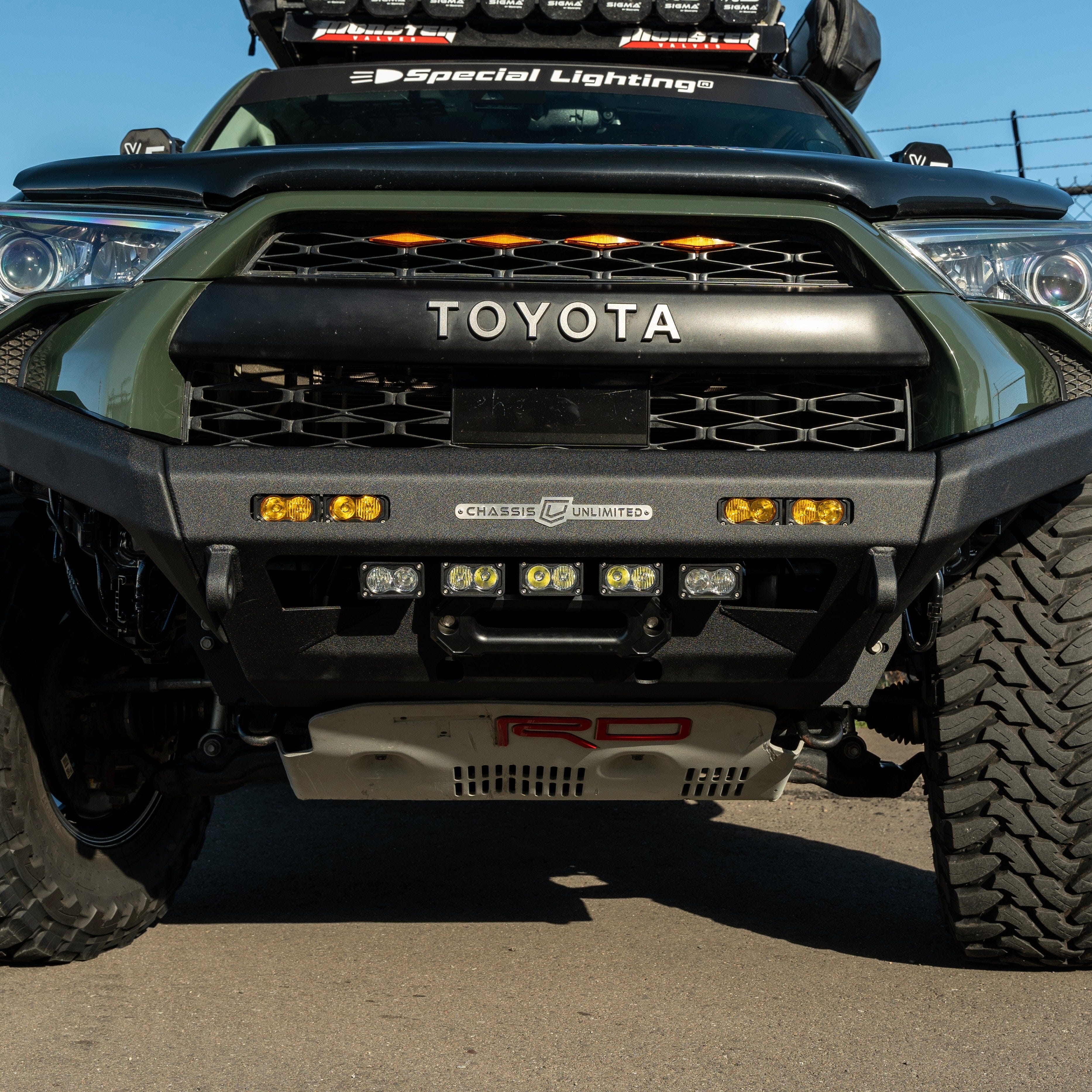 2014-2024 TOYOTA 4RUNNER RTS FRONT WINCH BUMPER Chassis Unlimited Inc. 