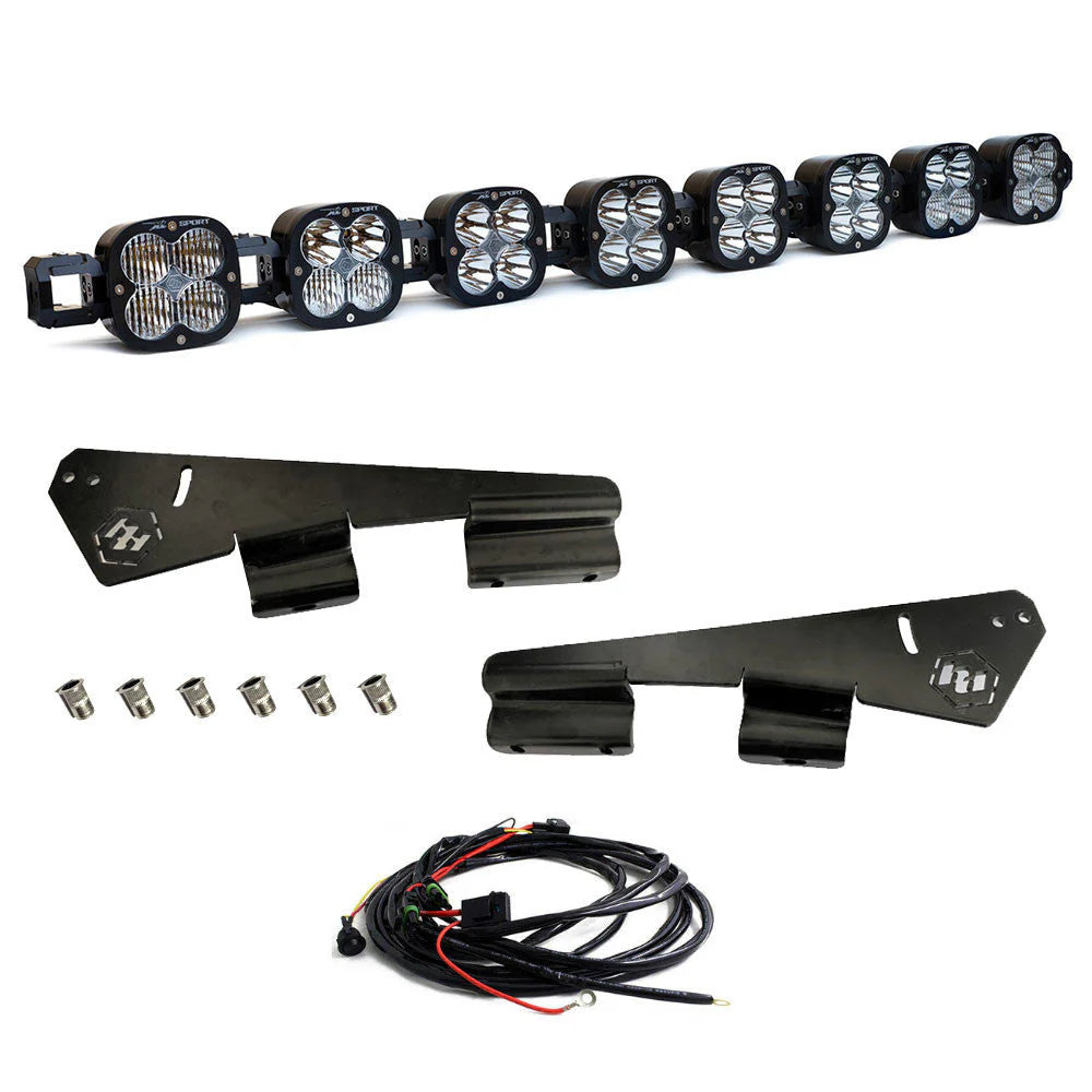 Baja Designs 05-23 Toyota Tacoma 8XL Pro Linkable Roof LED Light Bar Kit