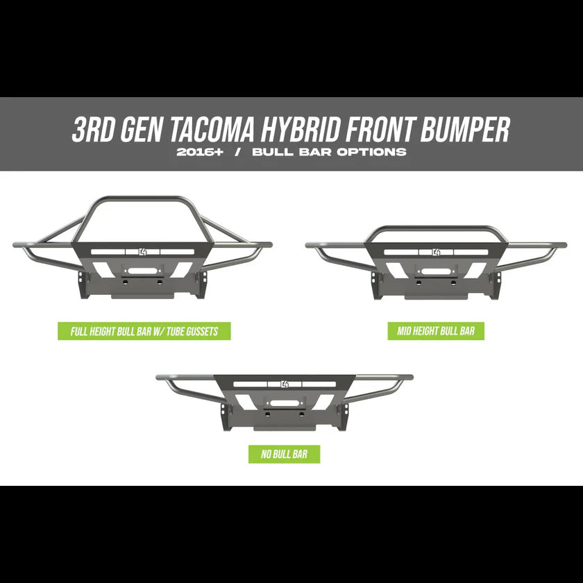 C4 Fabrication - Tacoma Hybrid Front Bumper / 3rd Gen / 2016-2023