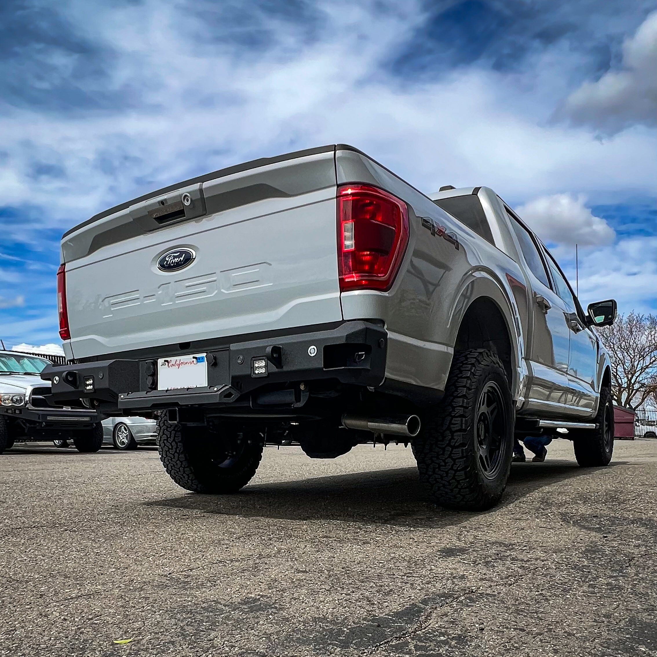 2021-2023 Ford F150 with the Octane Rear Bumper by Chassis Unlimited Inc. 