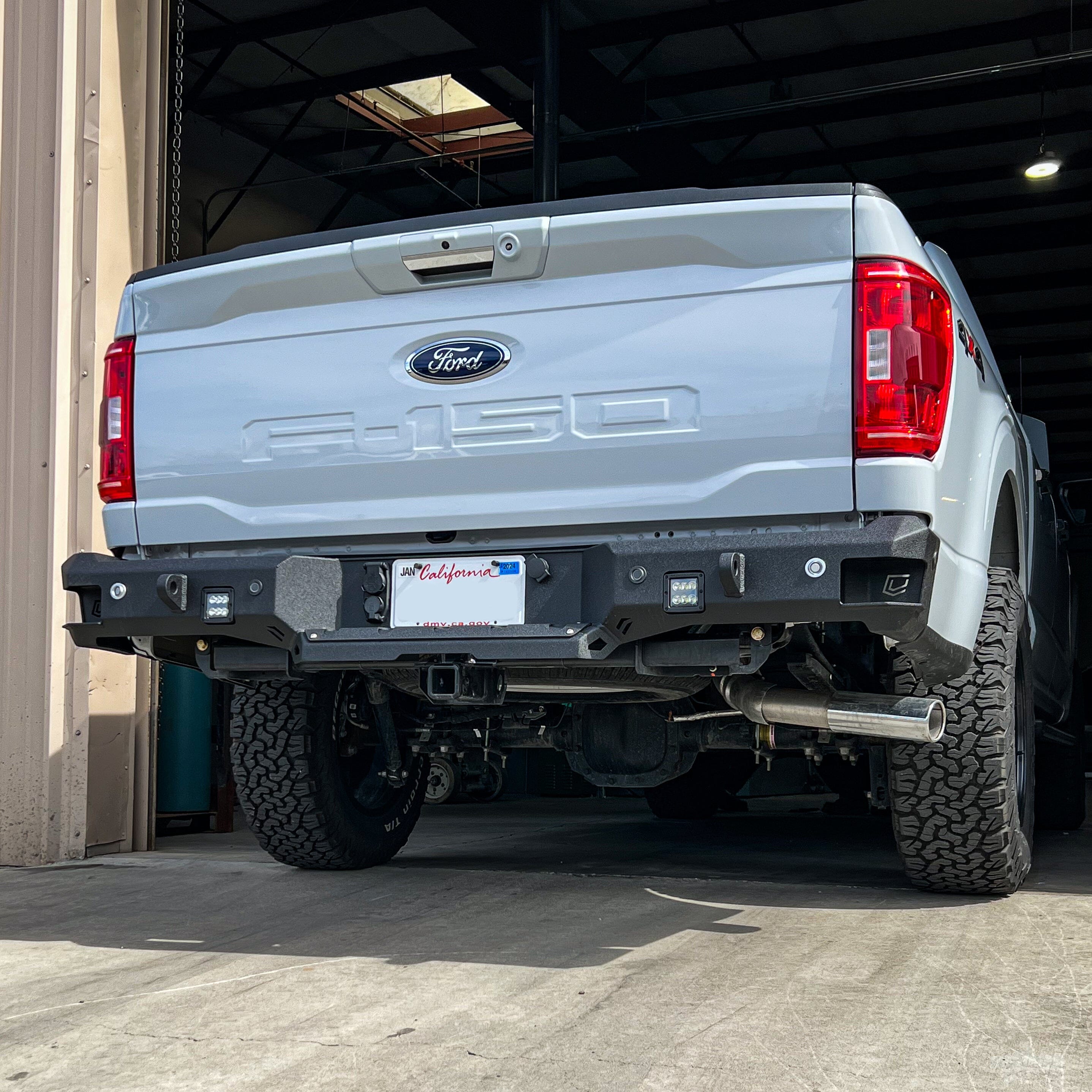 2021-2023 Ford F150 with the Octane Rear Bumper by Chassis Unlimited Inc. 