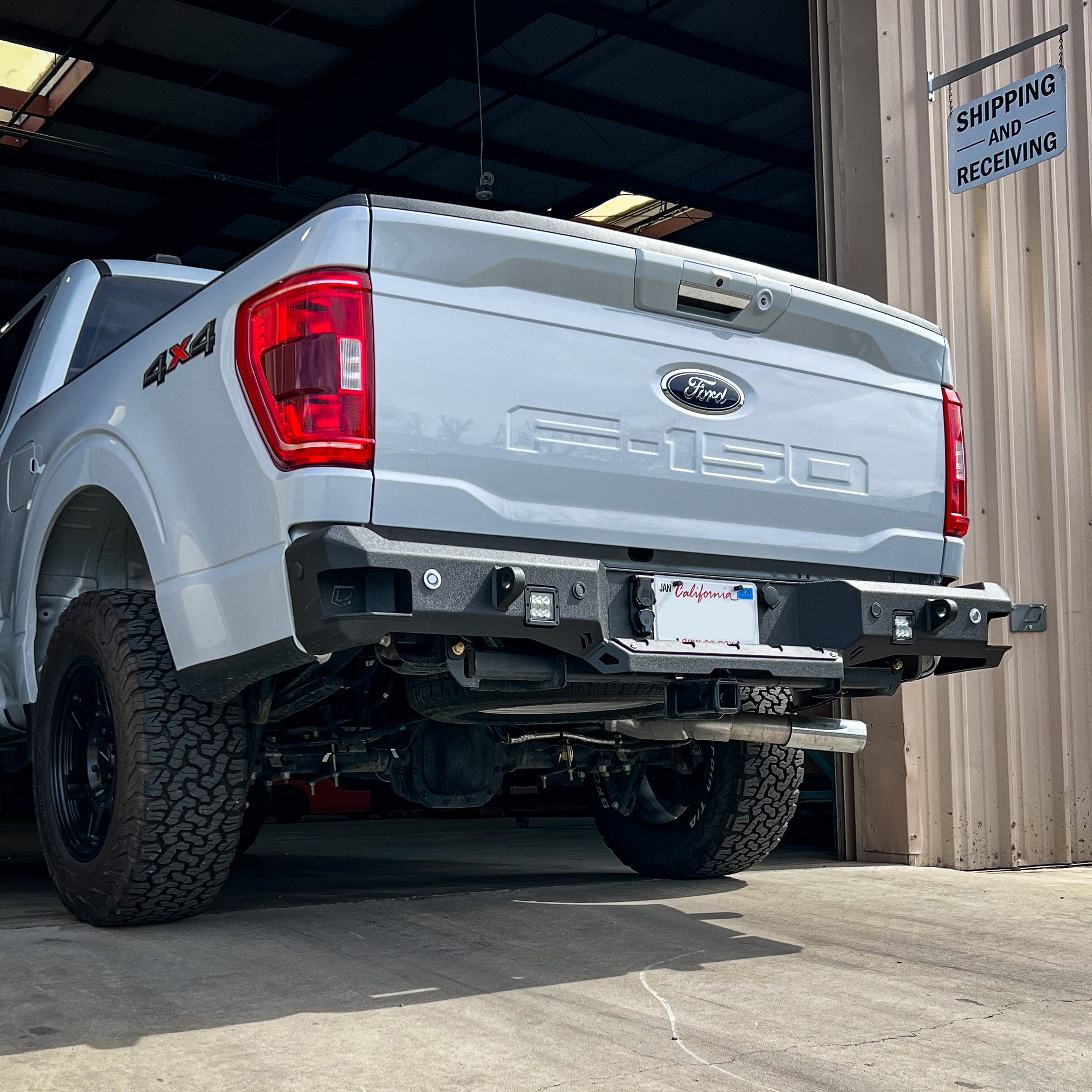 2021-2023 Ford F150 with the Octane Rear Bumper by Chassis Unlimited Inc. 