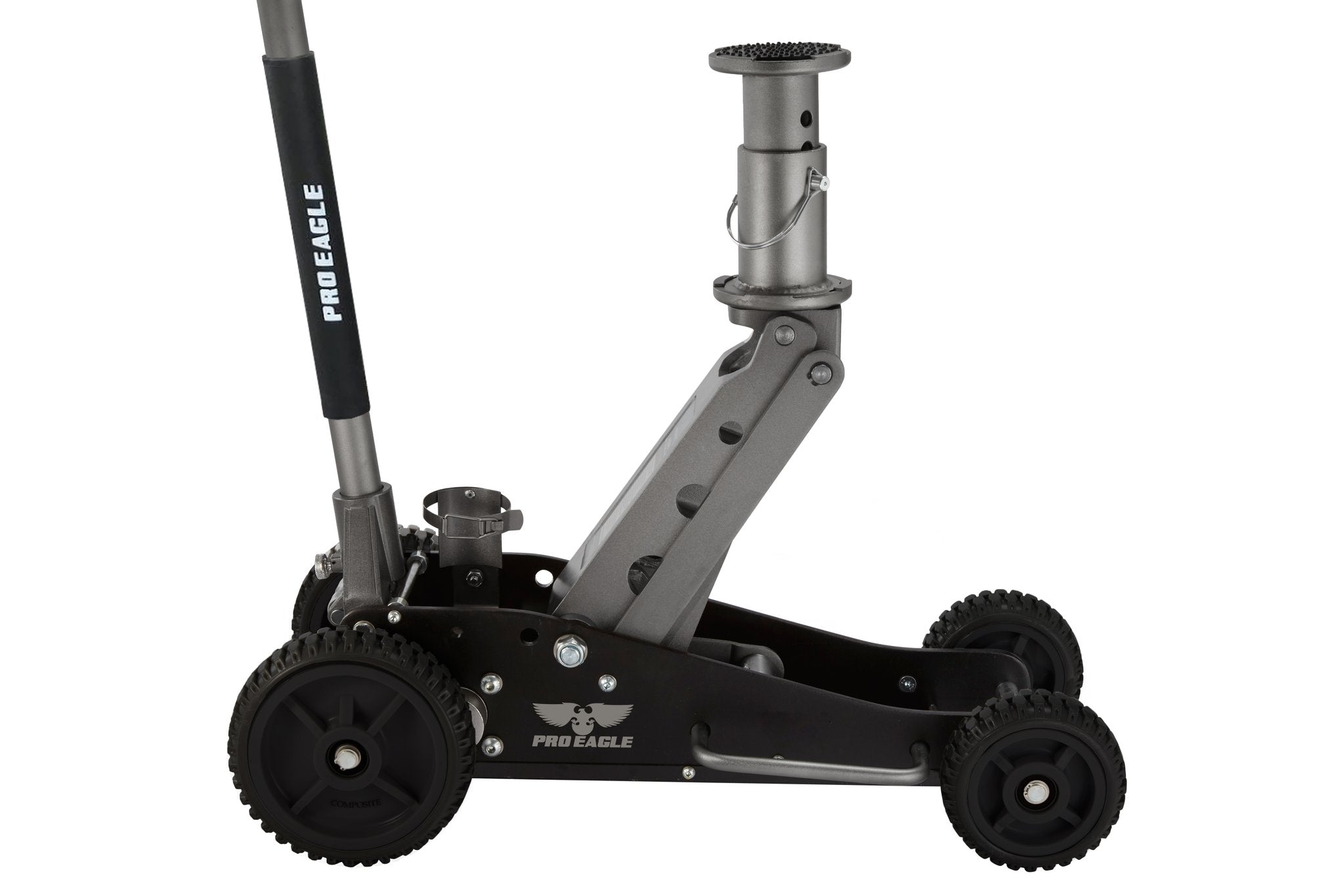 Pro-Eagle - 2 Ton Floor Jack, Big Wheel "The Beast"