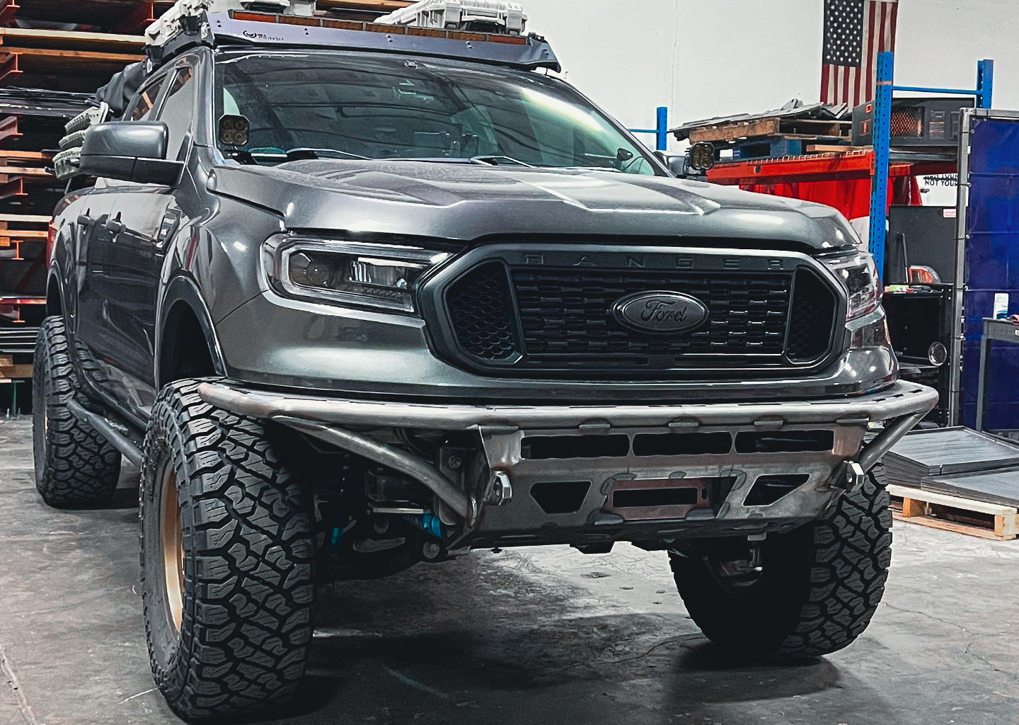 2019-2023 Ford Ranger Front Hybrid Bumper