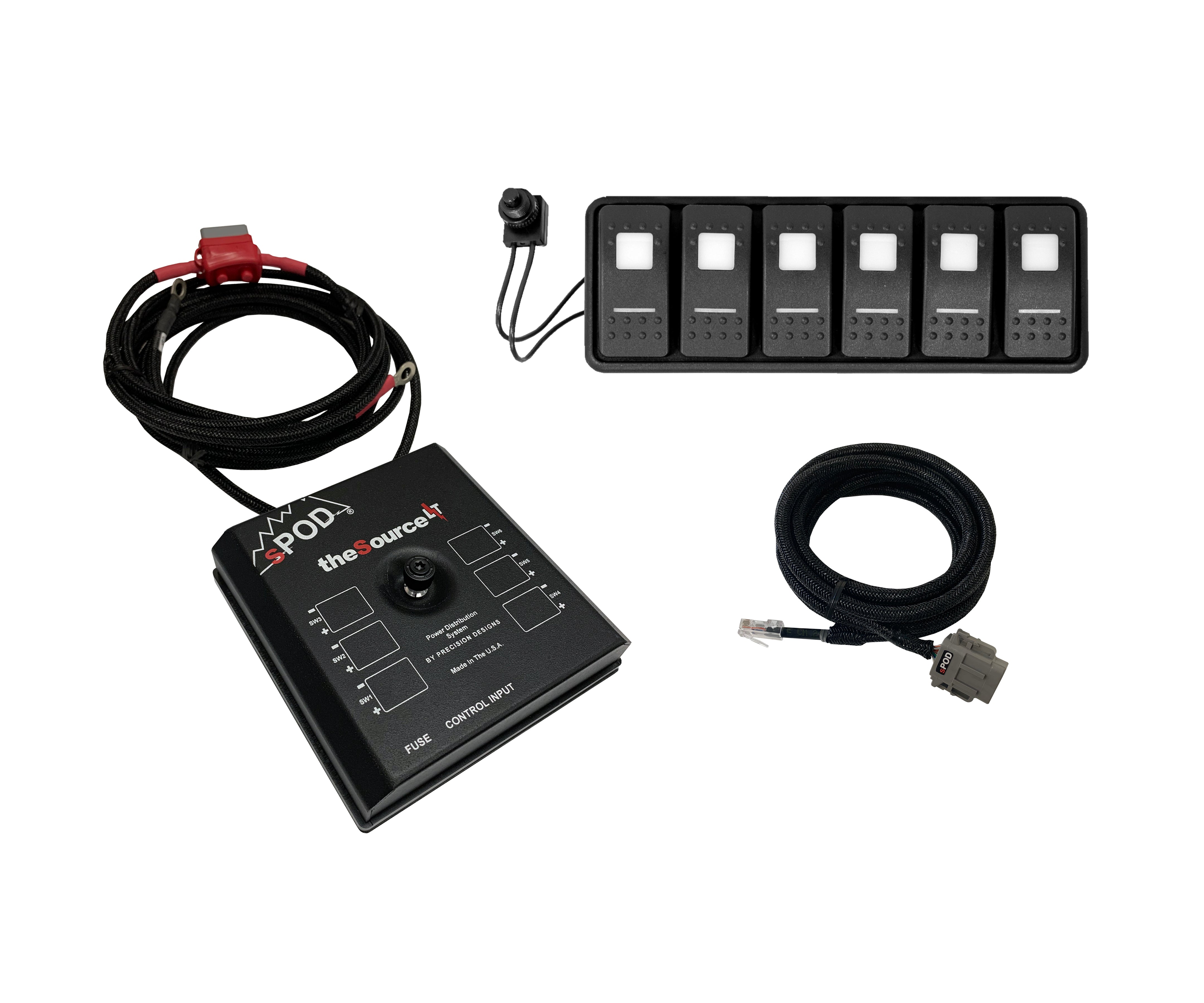 sPOD SourceLT Modular 6 circuits, 84" Cables