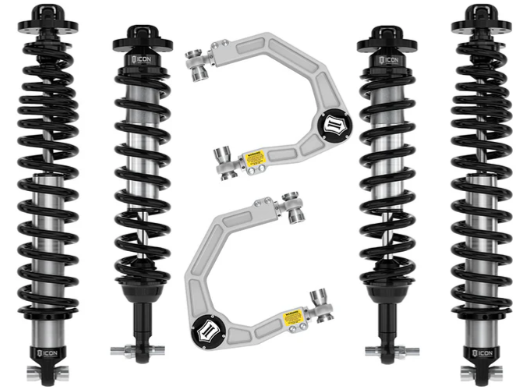 ICON 2021-2026 Ford Bronco, Non-Sasquatch, 3-4" Lift, Stage 3 Suspension System, Billet, Heavy Rate Rear Springs