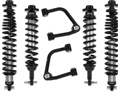 ICON 2021-2026 Ford Bronco, Non-Sasquatch, 3-4" Lift, Stage 3 Suspension System, Tubular, Heavy Rate Rear Springs