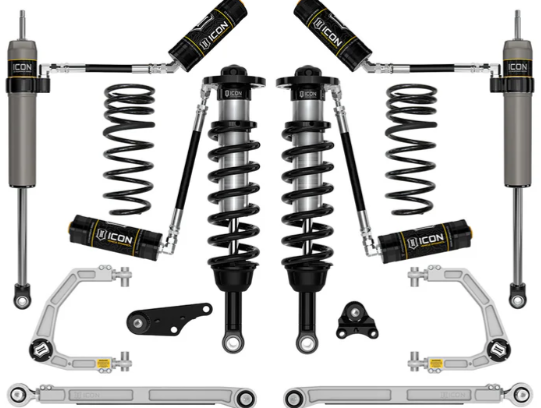 ICON 2024-2025 Toyota Tacoma 1.25-3" Lift, Stage 7 Suspension System, Billet, Overland Rear Springs