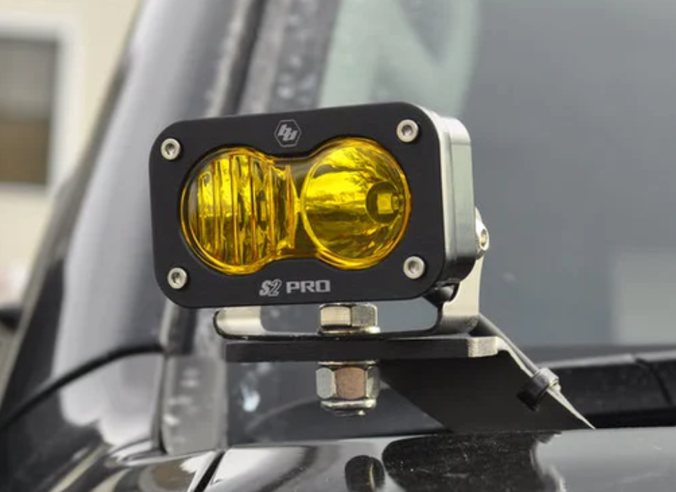 Rago Fabrication 2010-2024 5th Gen Toyota 4Runner Low Profile Ditch Light Brackets R1000T4RUDIT-LP