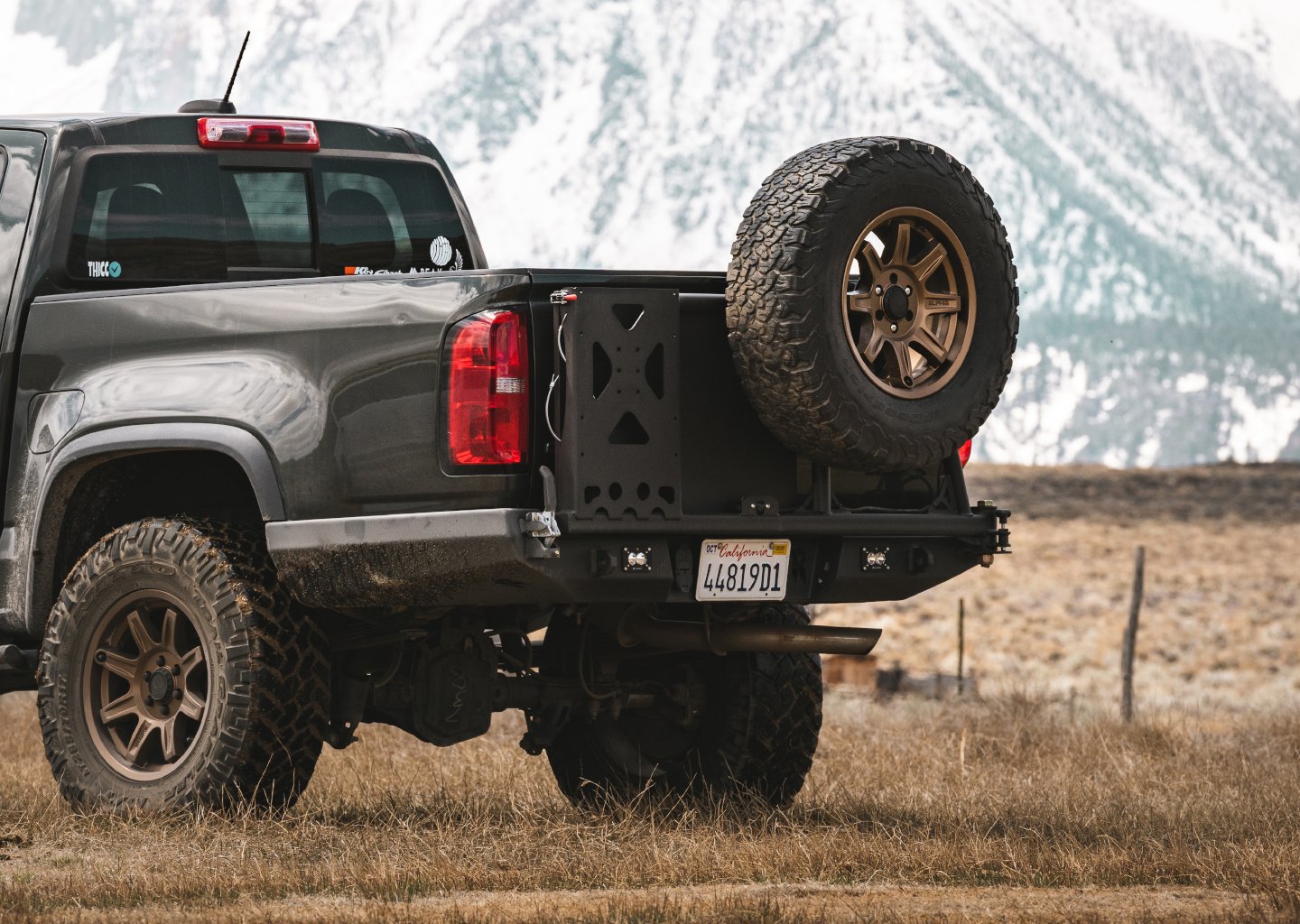 Relentless Off-Road - 2015- 2022 Chevy Colorado/ 2017- 2022 Chevy ZR2 High Clearance Rear Bumper