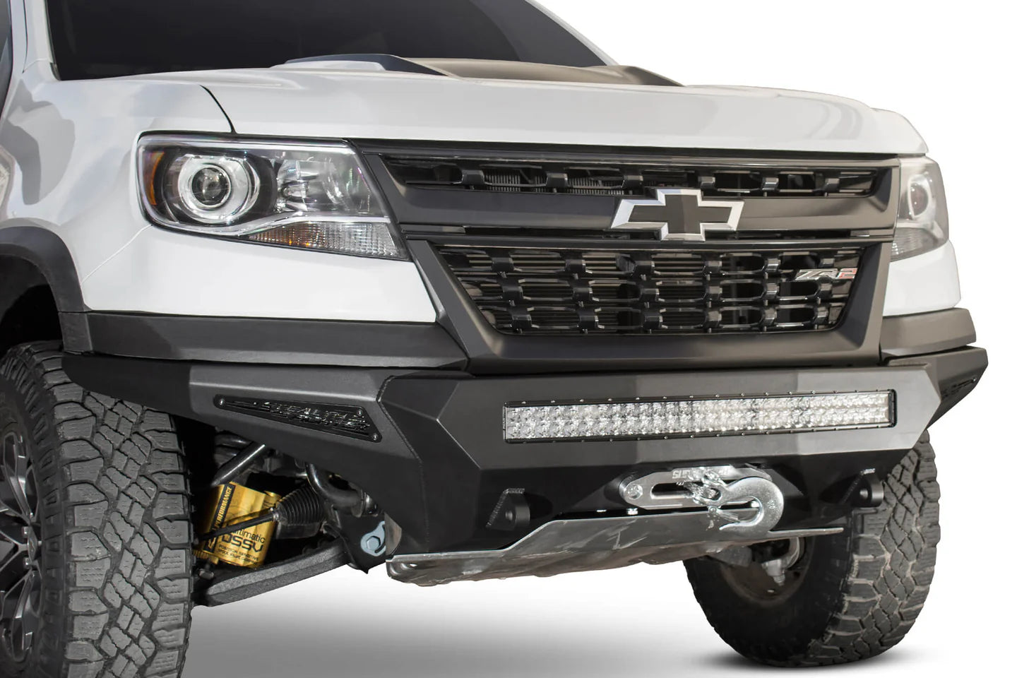 Addictive Desert Designs - 2017-2021 Chevy Colorado ZR2 Stealth Fighter Winch Front Bumper
